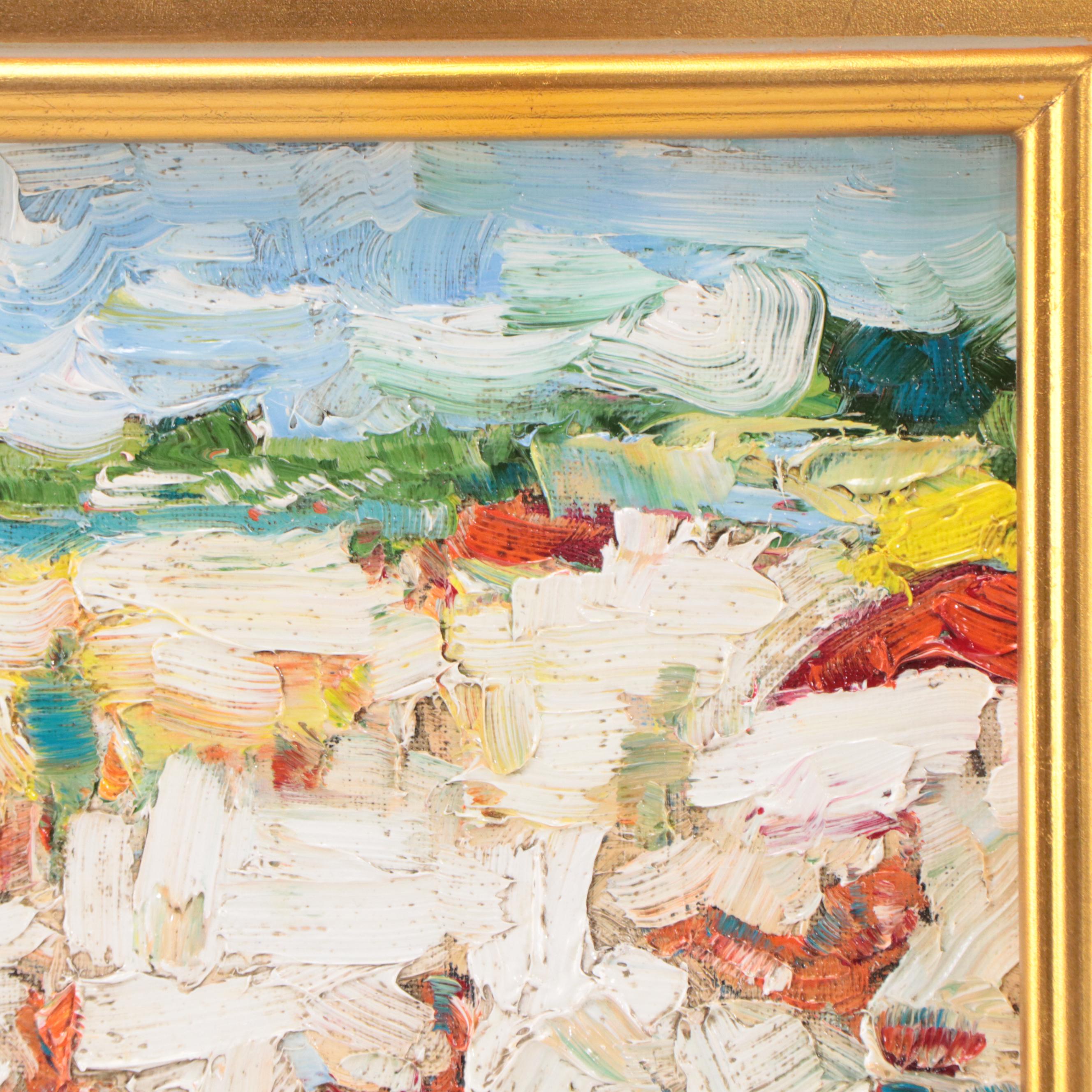 Serguei Novitchkov Oil Painting "Beach Season"