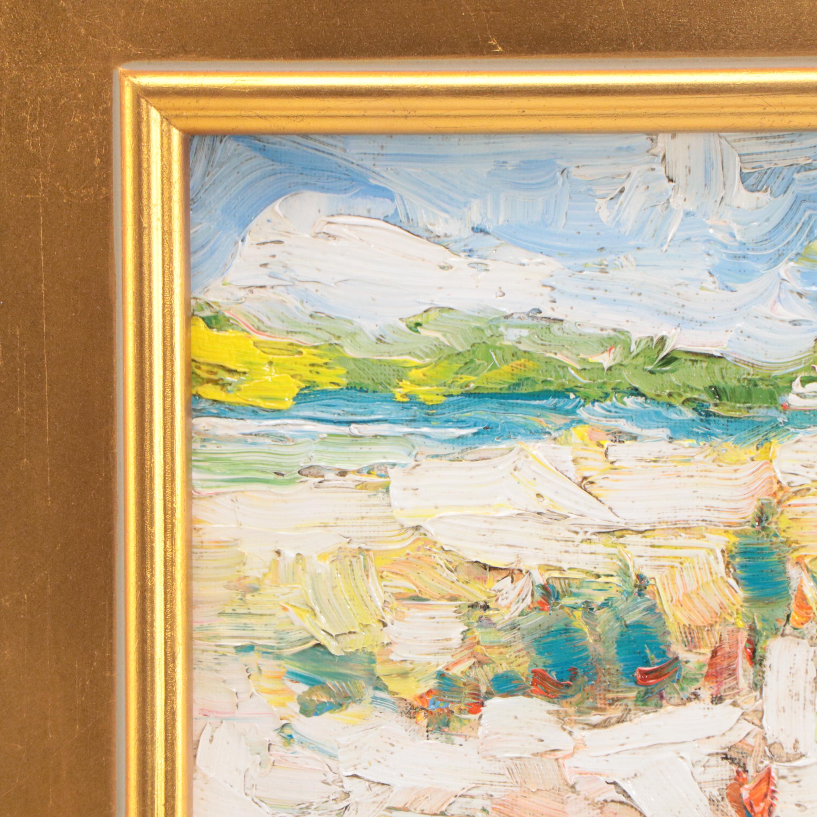 Serguei Novitchkov Oil Painting "Beach Season"