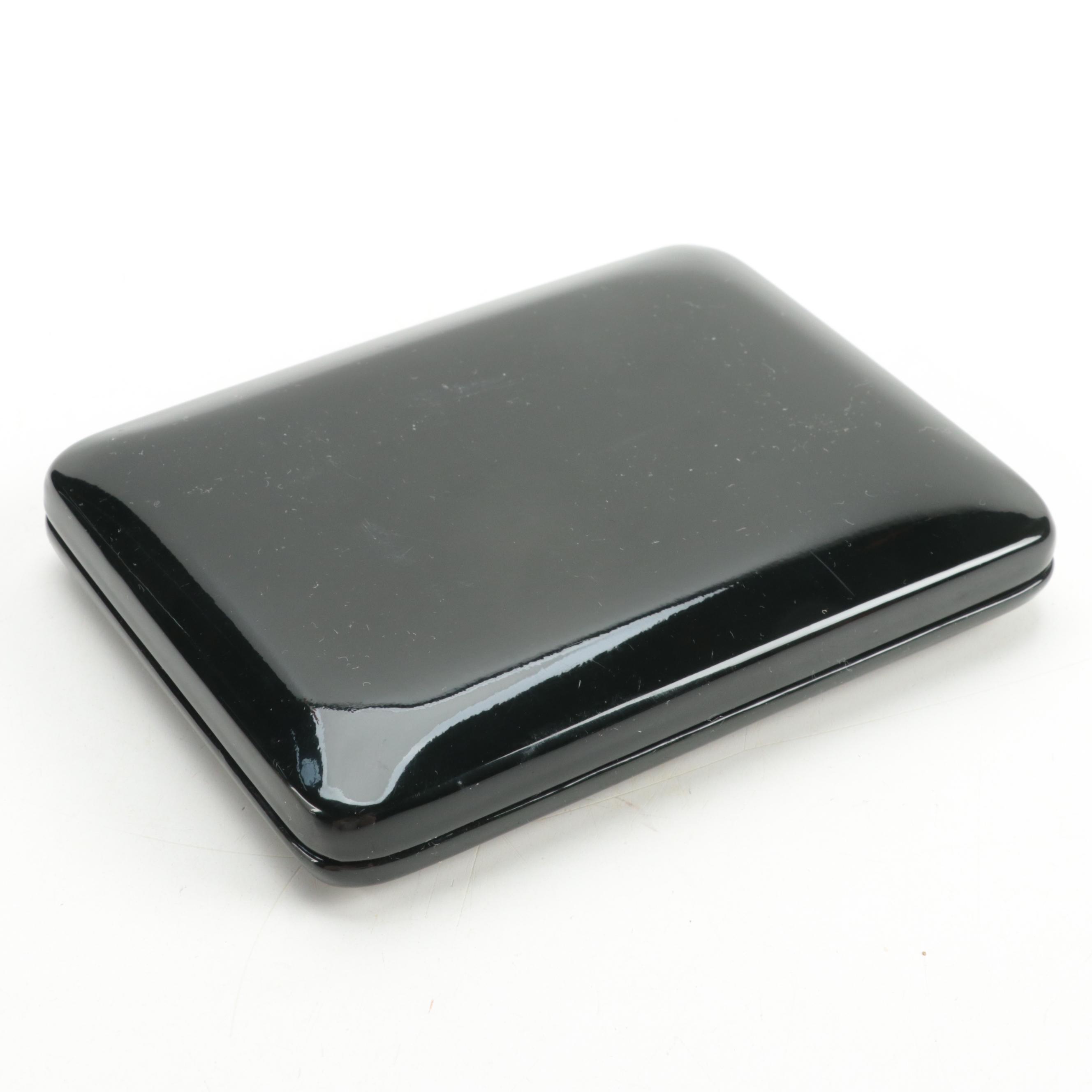 Russian Gonchar Hand-Painted "Victory" Lacquerware Box