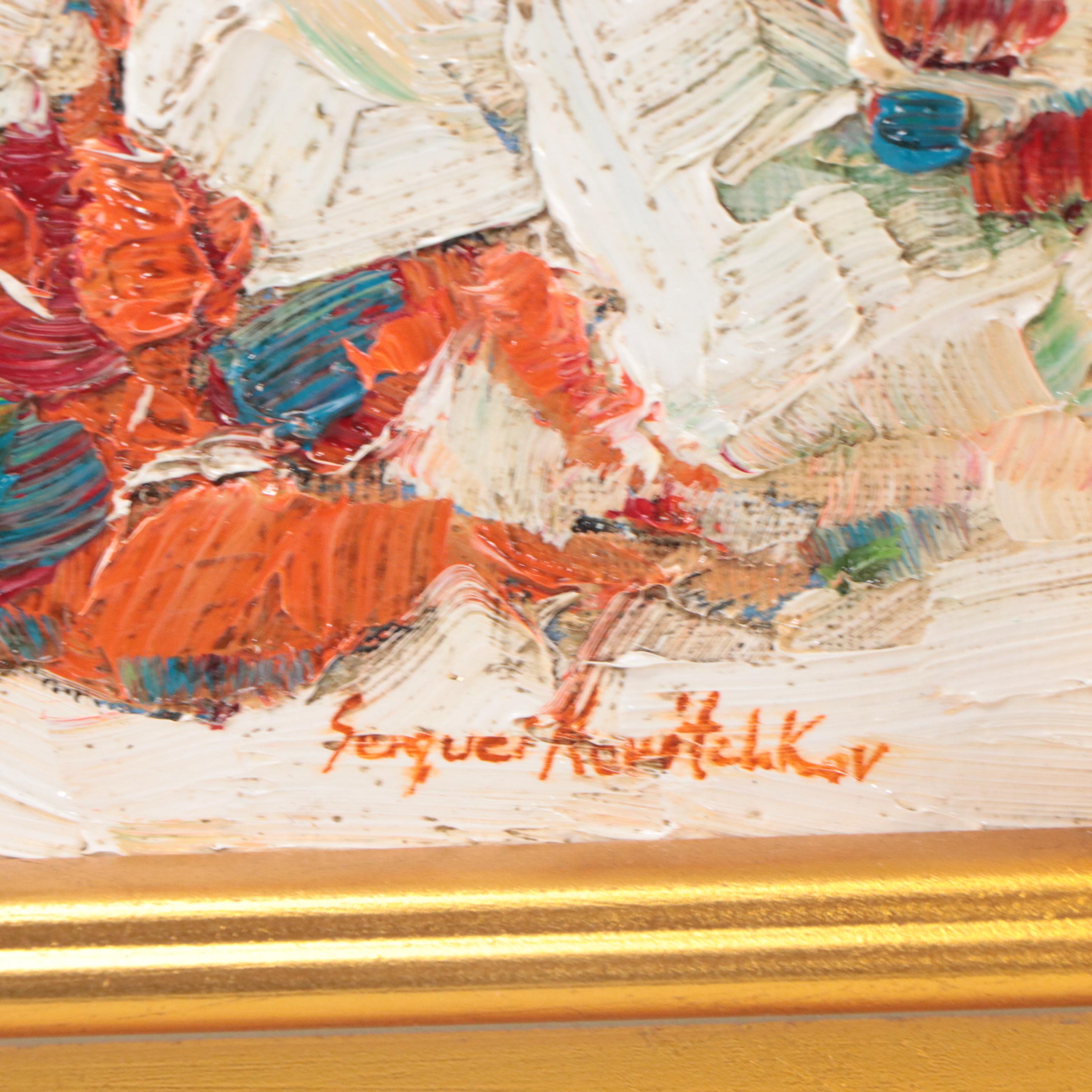 Serguei Novitchkov Oil Painting "Beach Season"