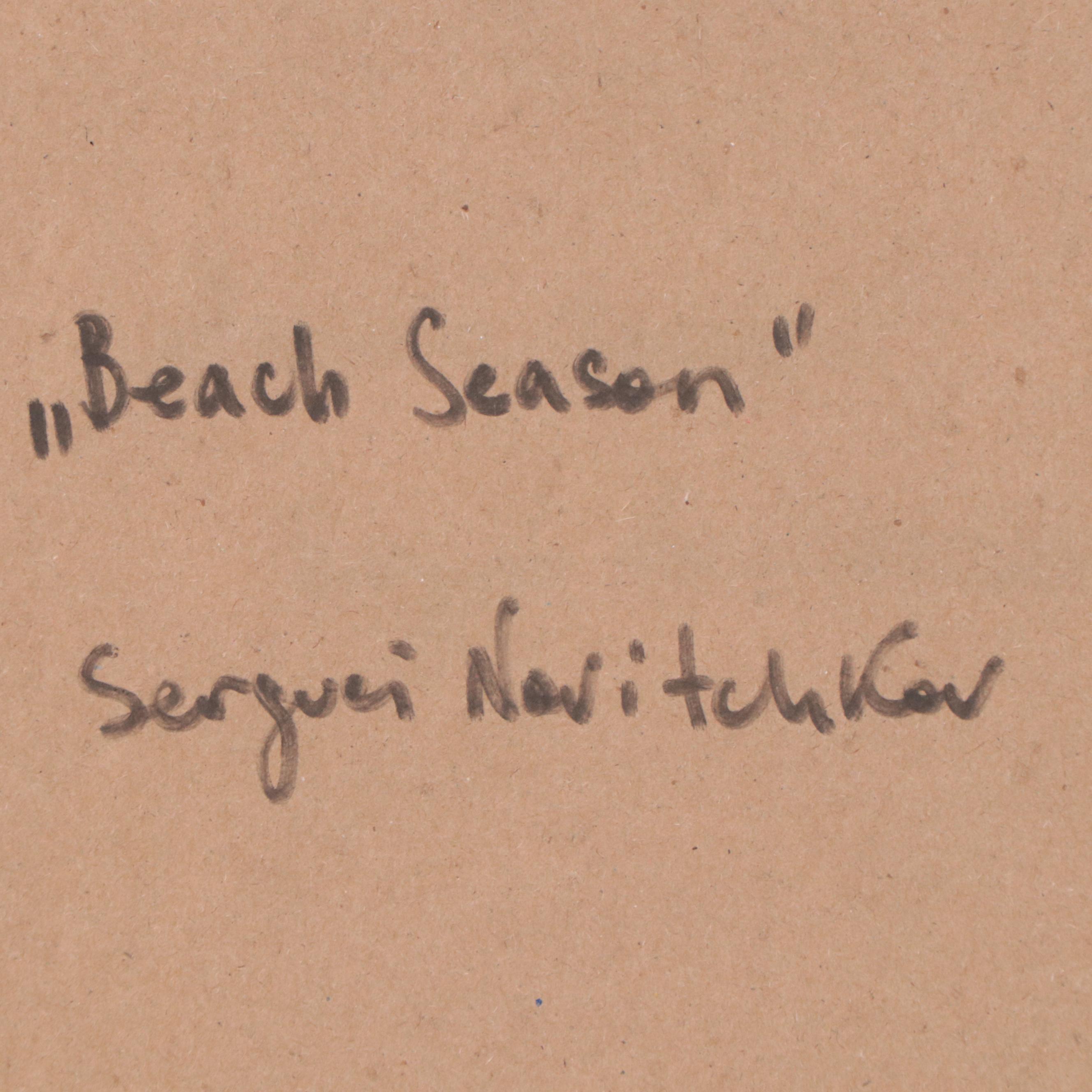 Serguei Novitchkov Oil Painting "Beach Season"