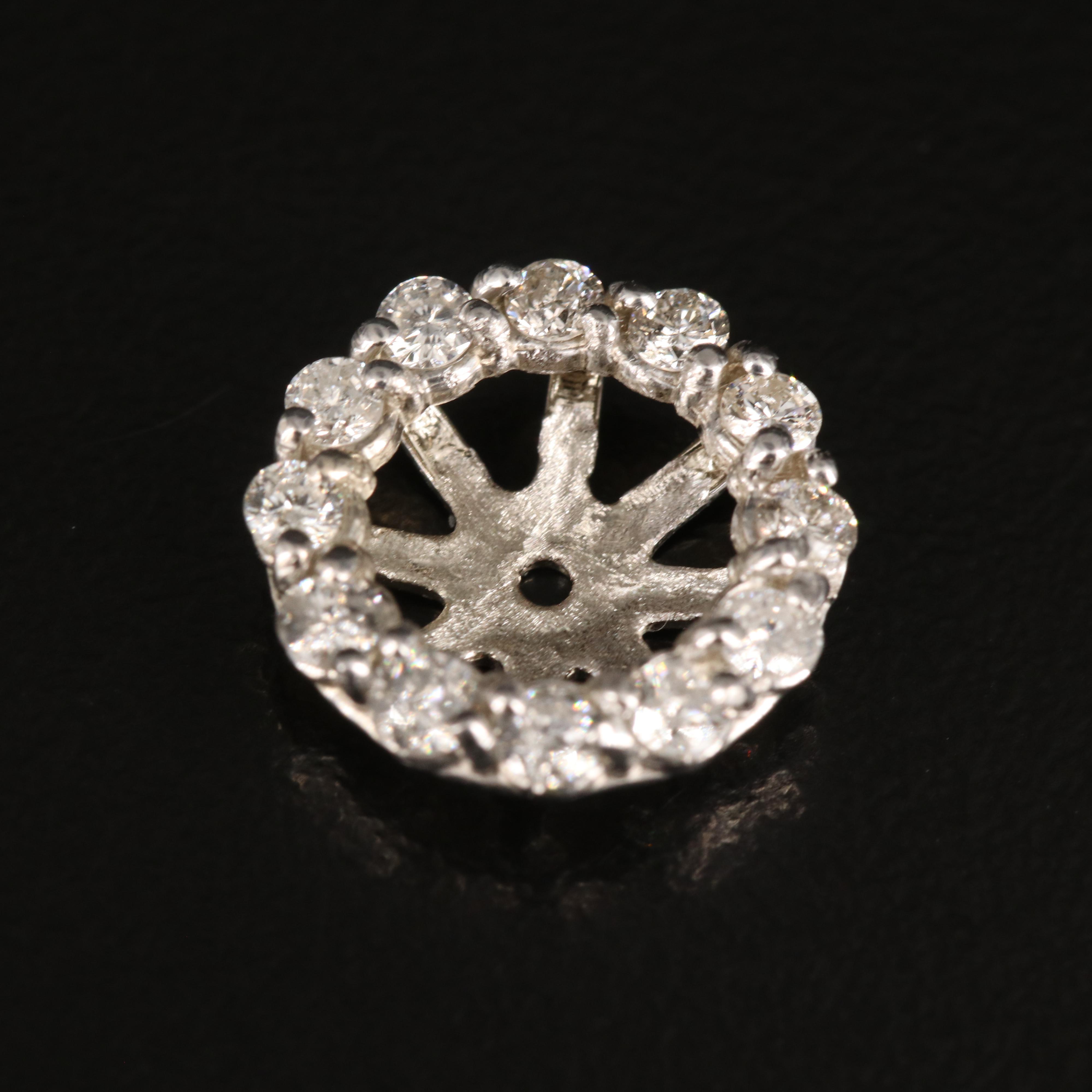 14K 0.74 CTW Diamond Earring Jackets