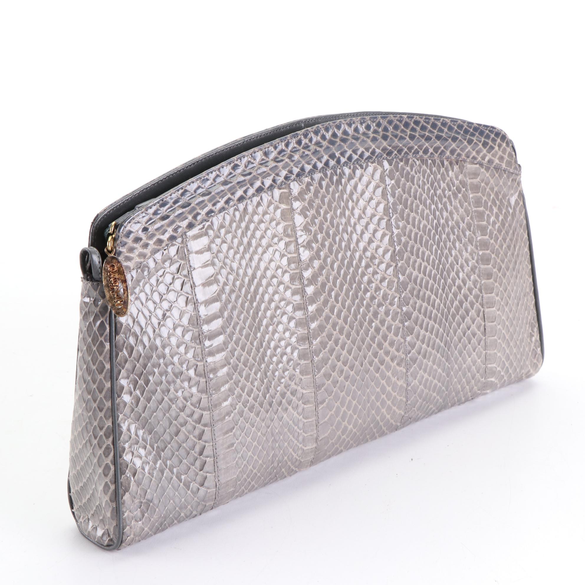 Perry Ellis, Susan Gail and Venetto Snakeskin, Embossed and Leather Bags