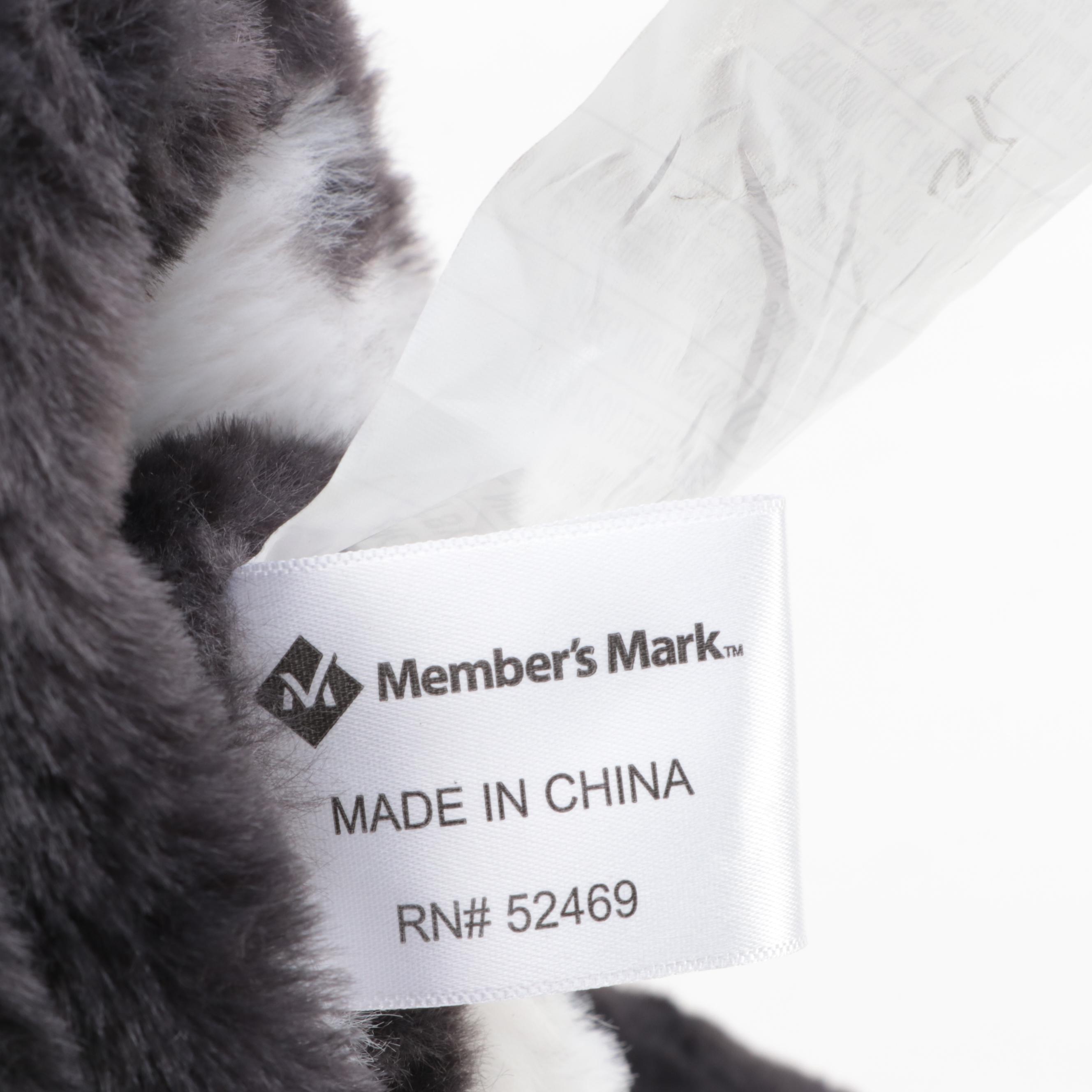 Member's Mark Hotel Premier Collection Luxury Throw Blanket in Black Cow