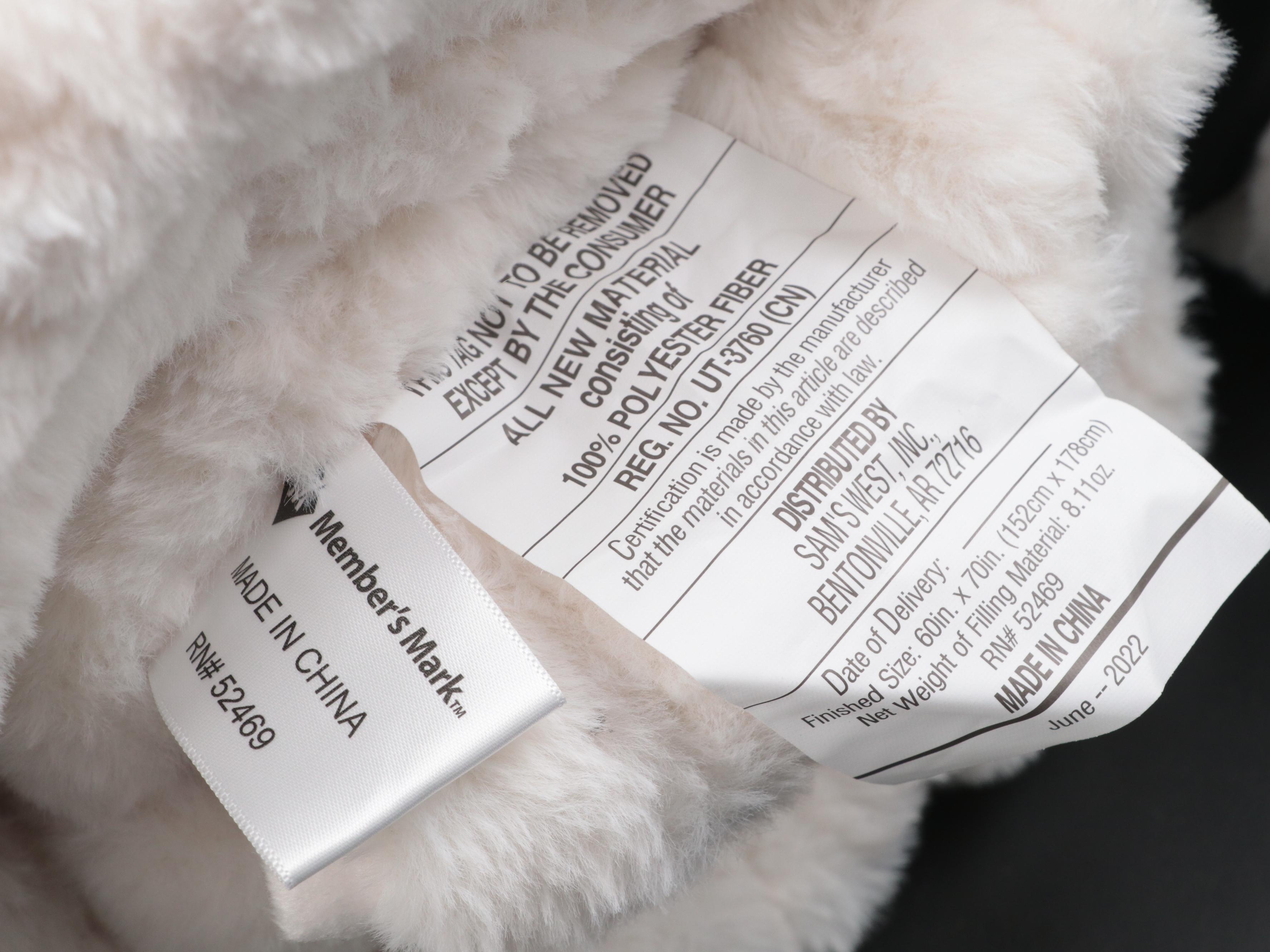 Member's Mark Hotel Premier Collection Luxury Throw in Ruched Cream