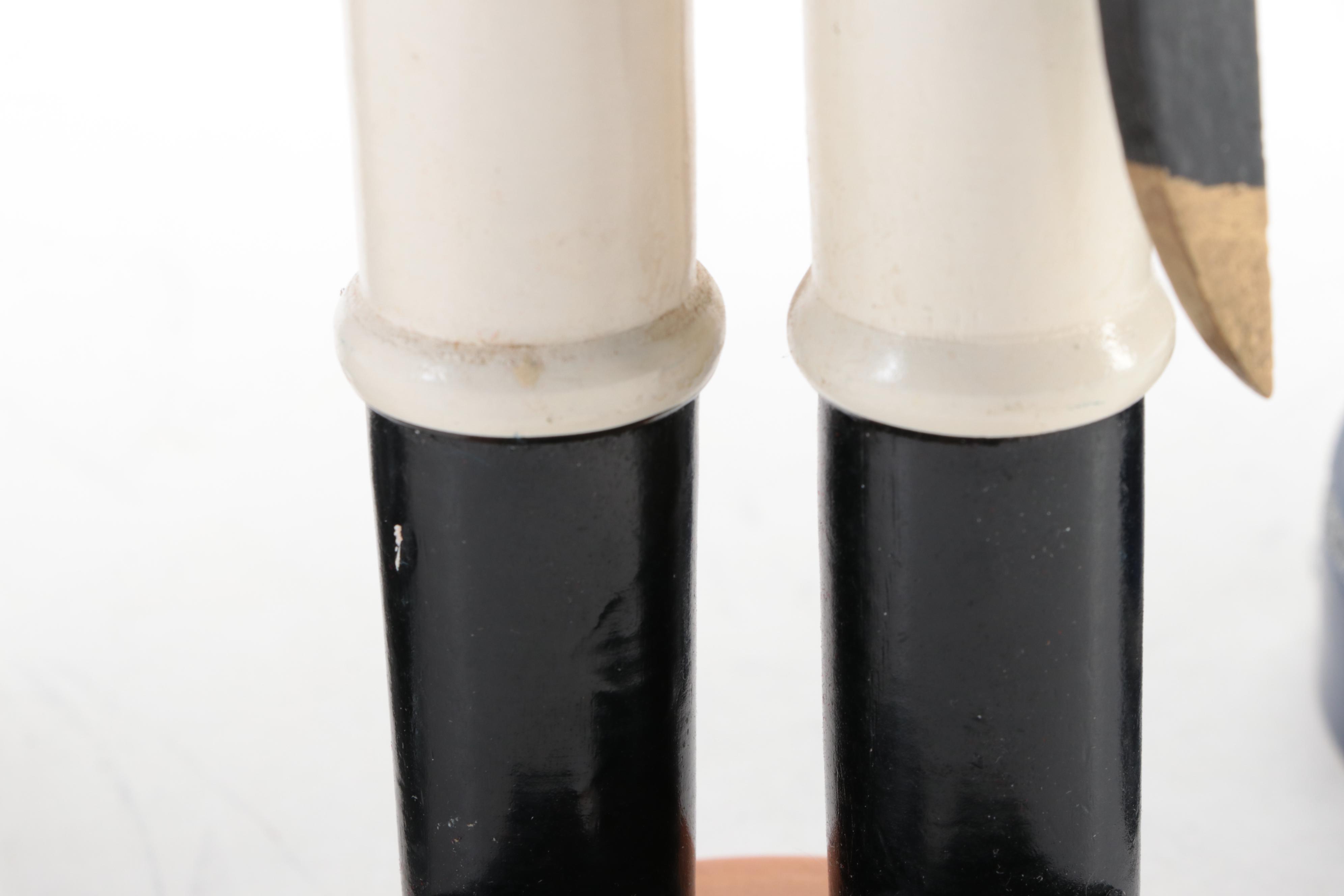 Nutcracker Village 2001 Velveteen Soldier with Other Nutcrackers