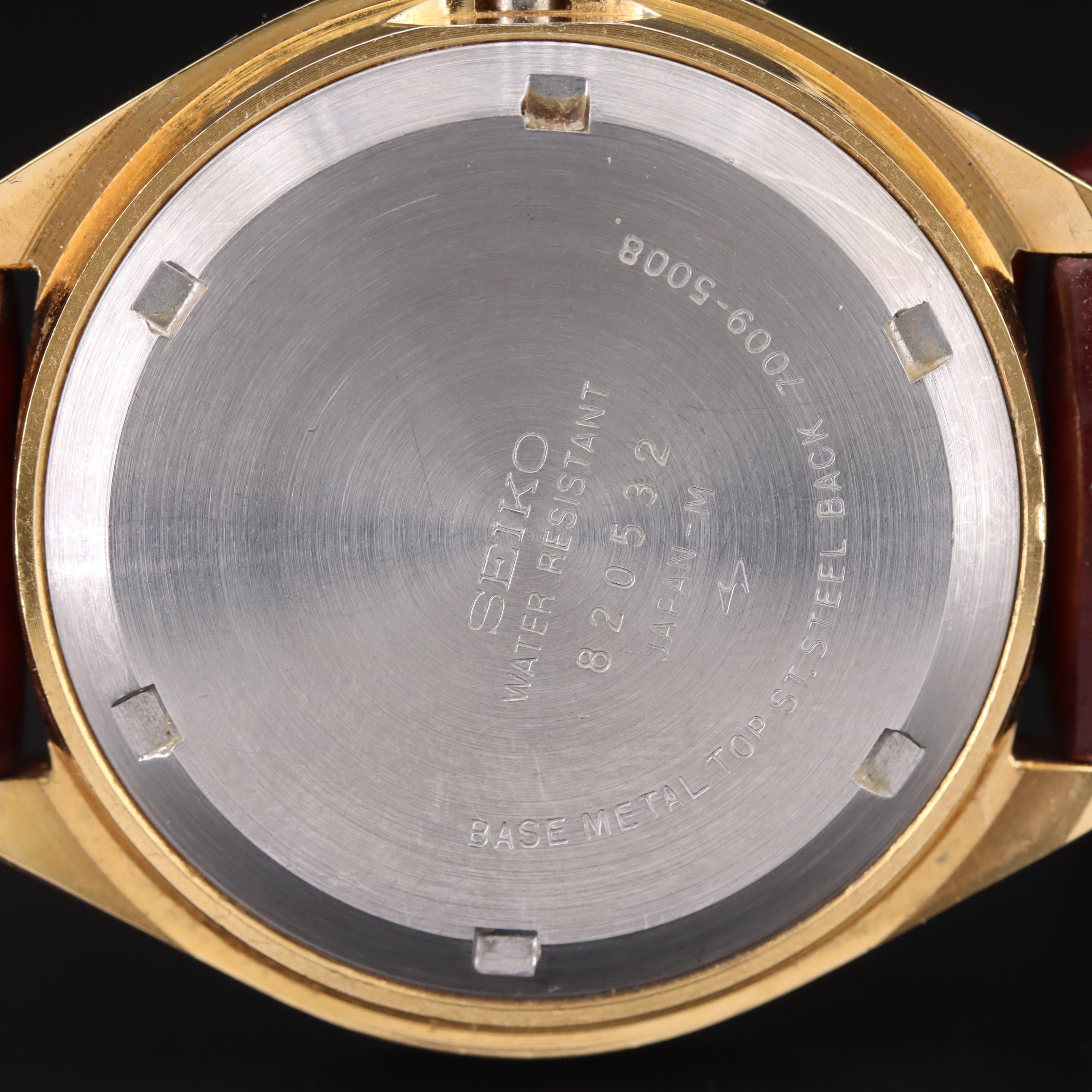 1970s Seiko "TV Dial" Automatic Day-Date Watch