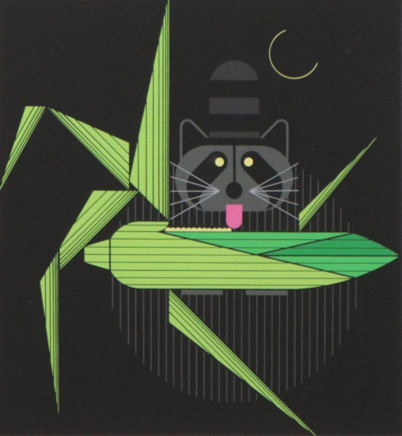 Charley Harper Serigraph "Cornprone," 1976