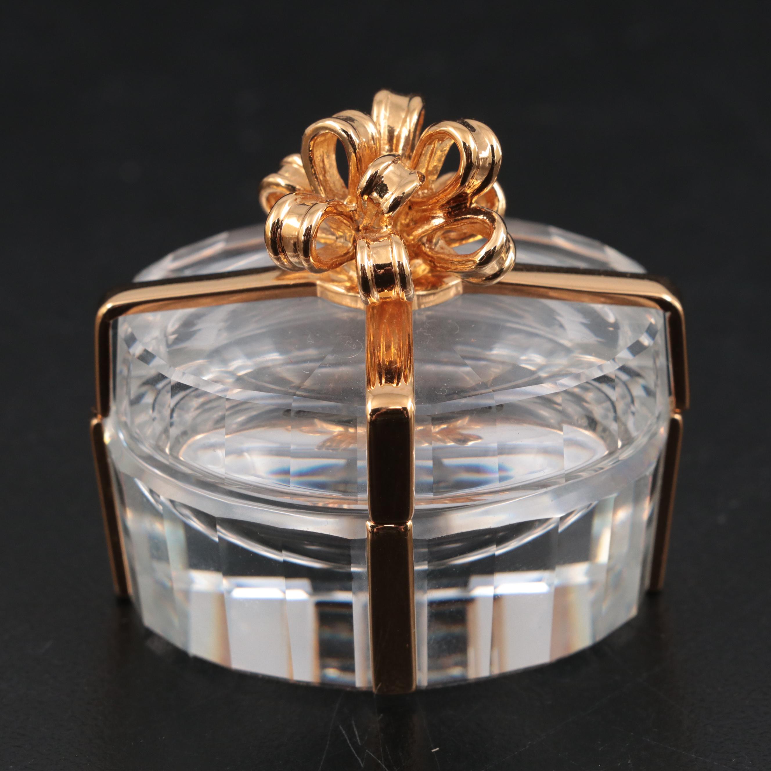 Swarovski Crystal Christmas Tree and Crystal Boxes and Gift Tags