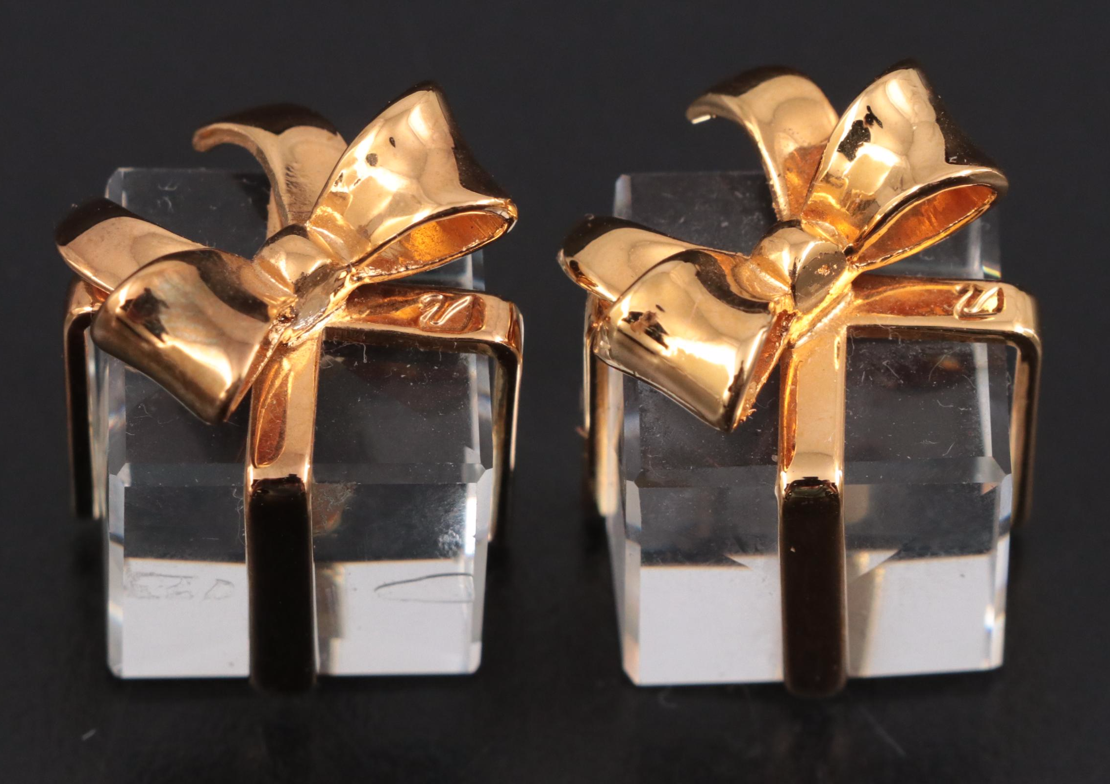 Swarovski Crystal Christmas Tree and Crystal Boxes and Gift Tags