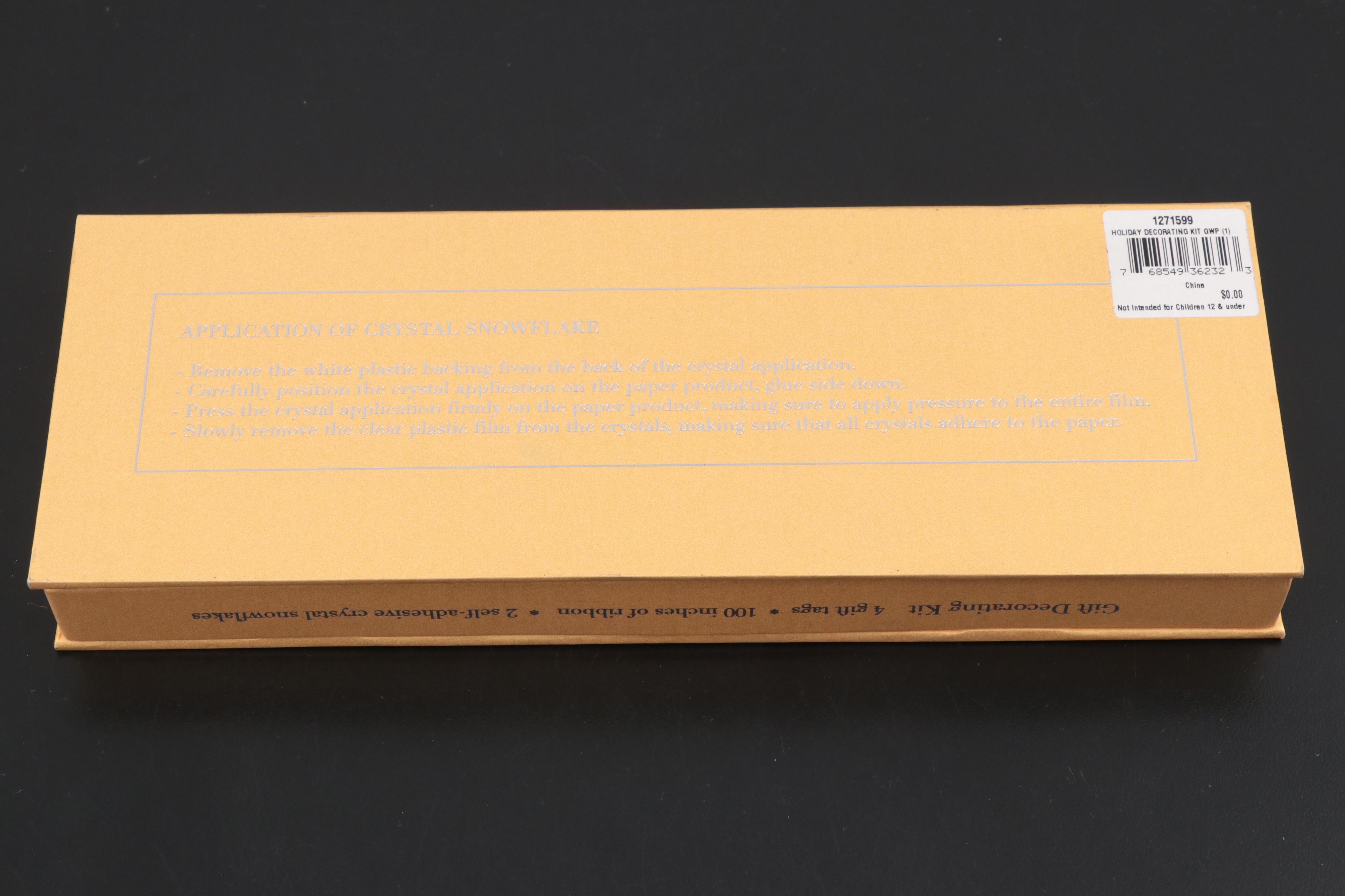 Swarovski Crystal Christmas Tree and Crystal Boxes and Gift Tags