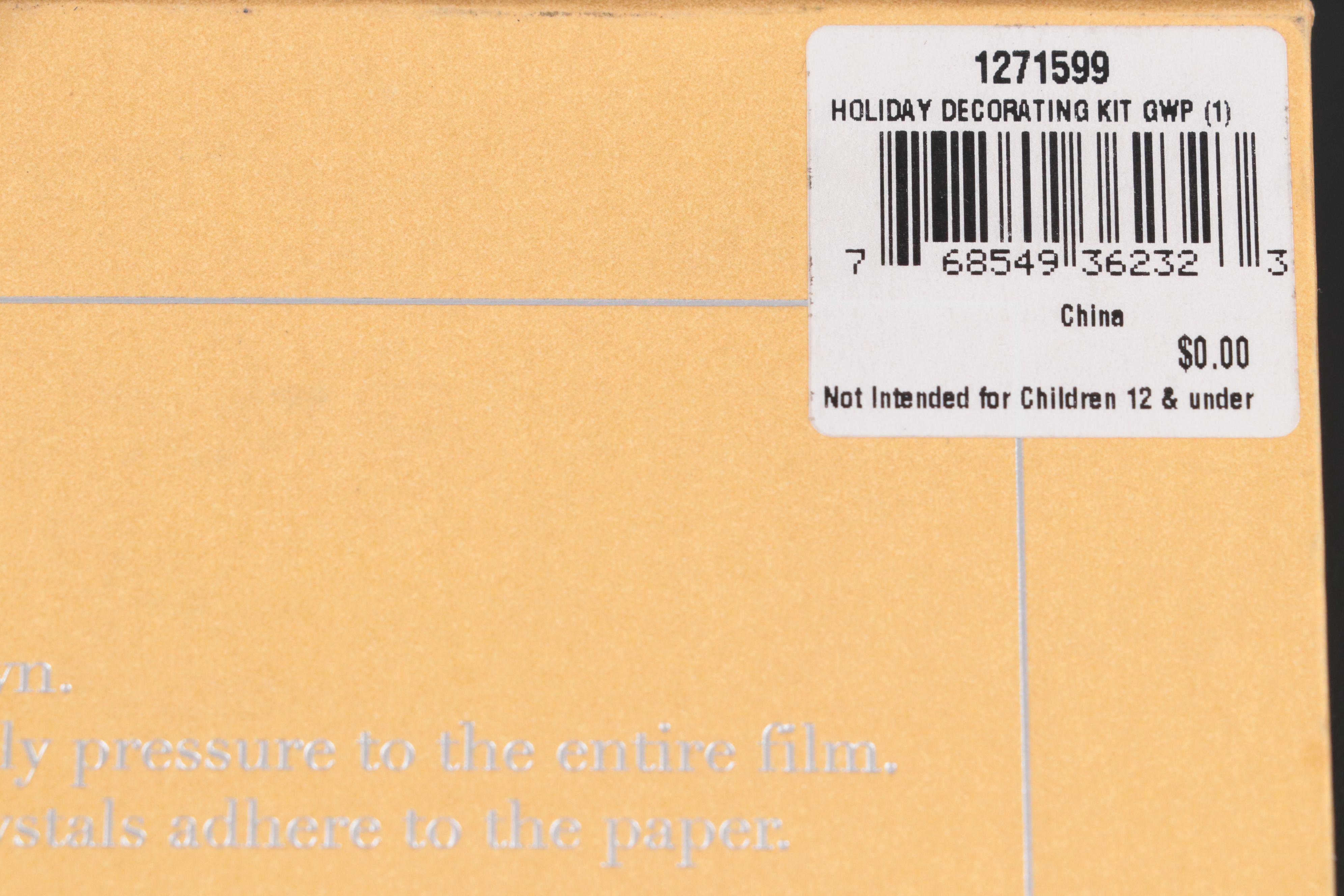 Swarovski Crystal Christmas Tree and Crystal Boxes and Gift Tags