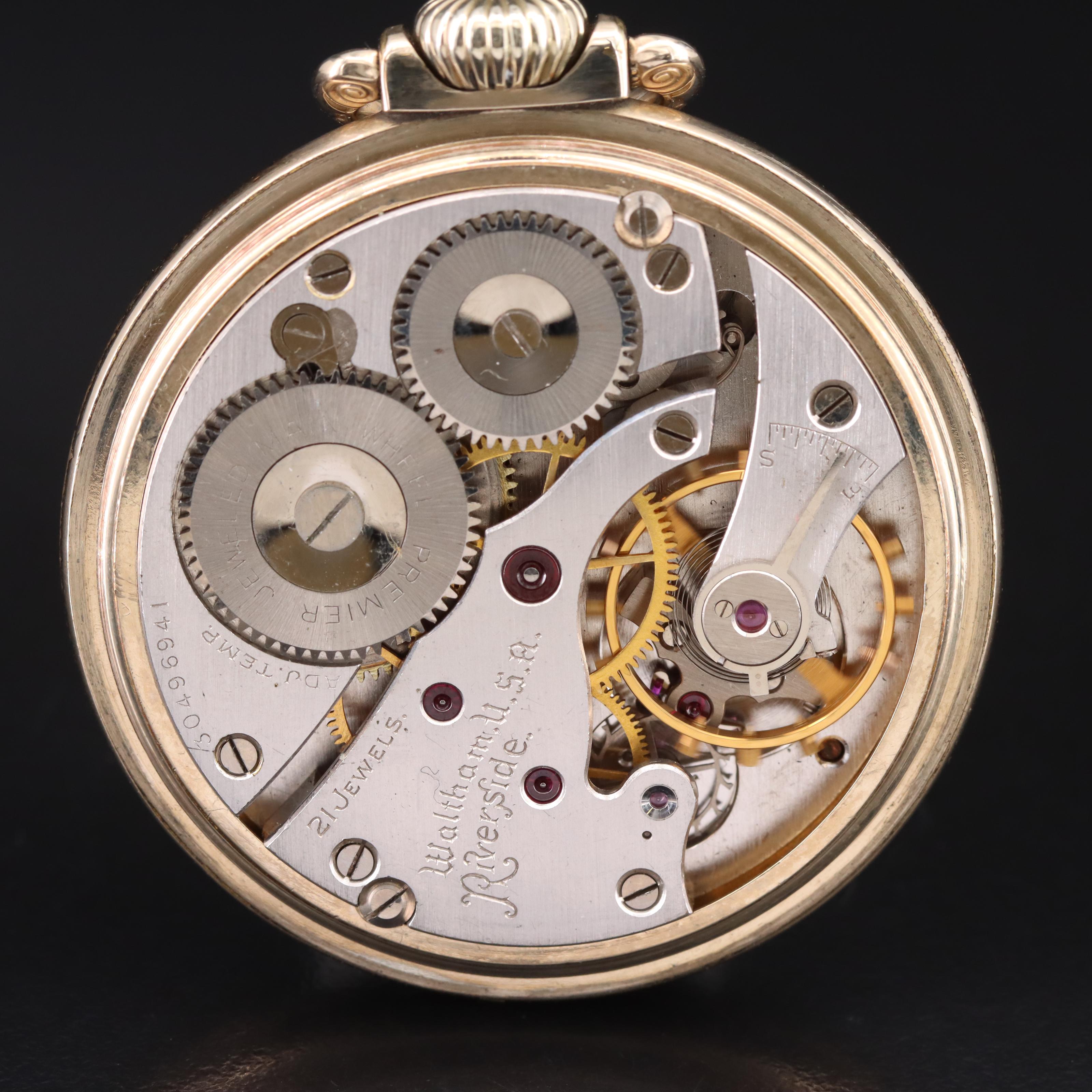 1940s Waltham Lever Set Pocket Watch