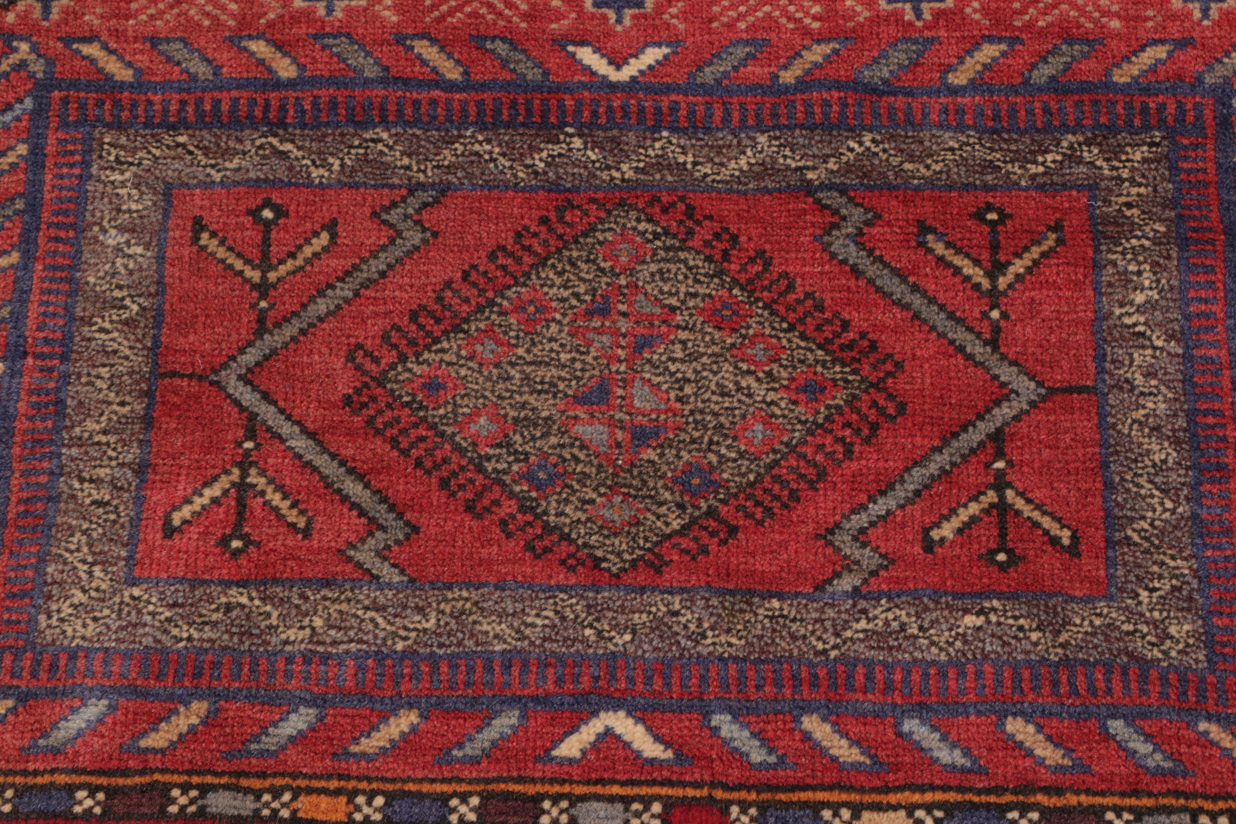 2'9 x 4'5 Hand-Knotted Afghan Baluch Prayer Rug