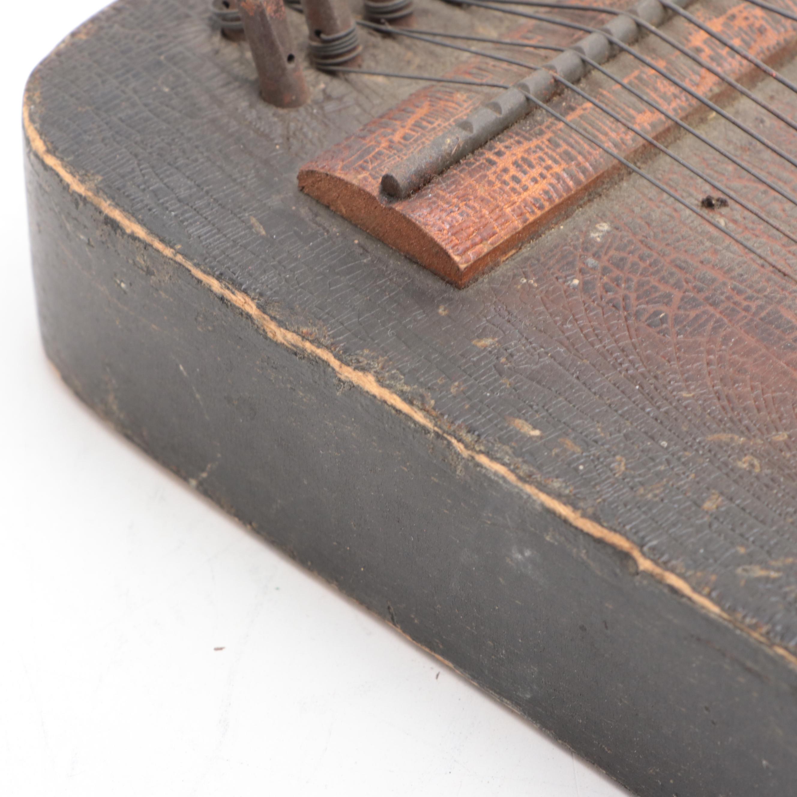 15-String Wood Ukelin, Late 19th/Early 20th Century