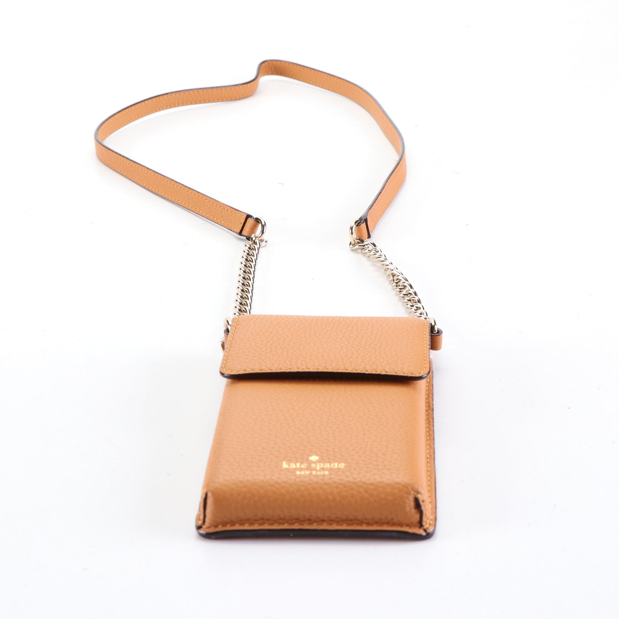 Kate Spade Phone/Card Holder Crossbody Bag in Leather