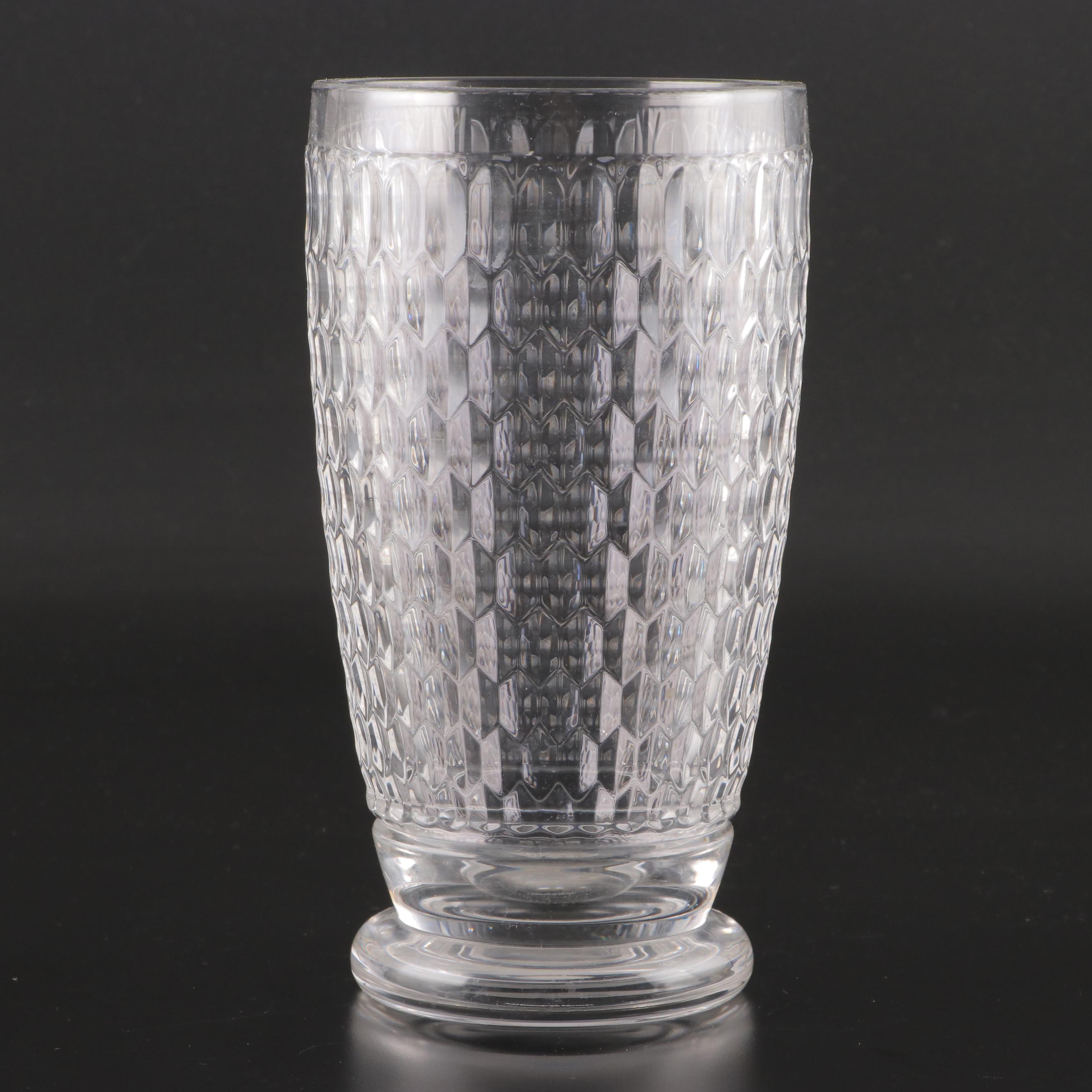 Villeroy & Boch "Boston" Vase with Simon Pearce and Other Glass Vase