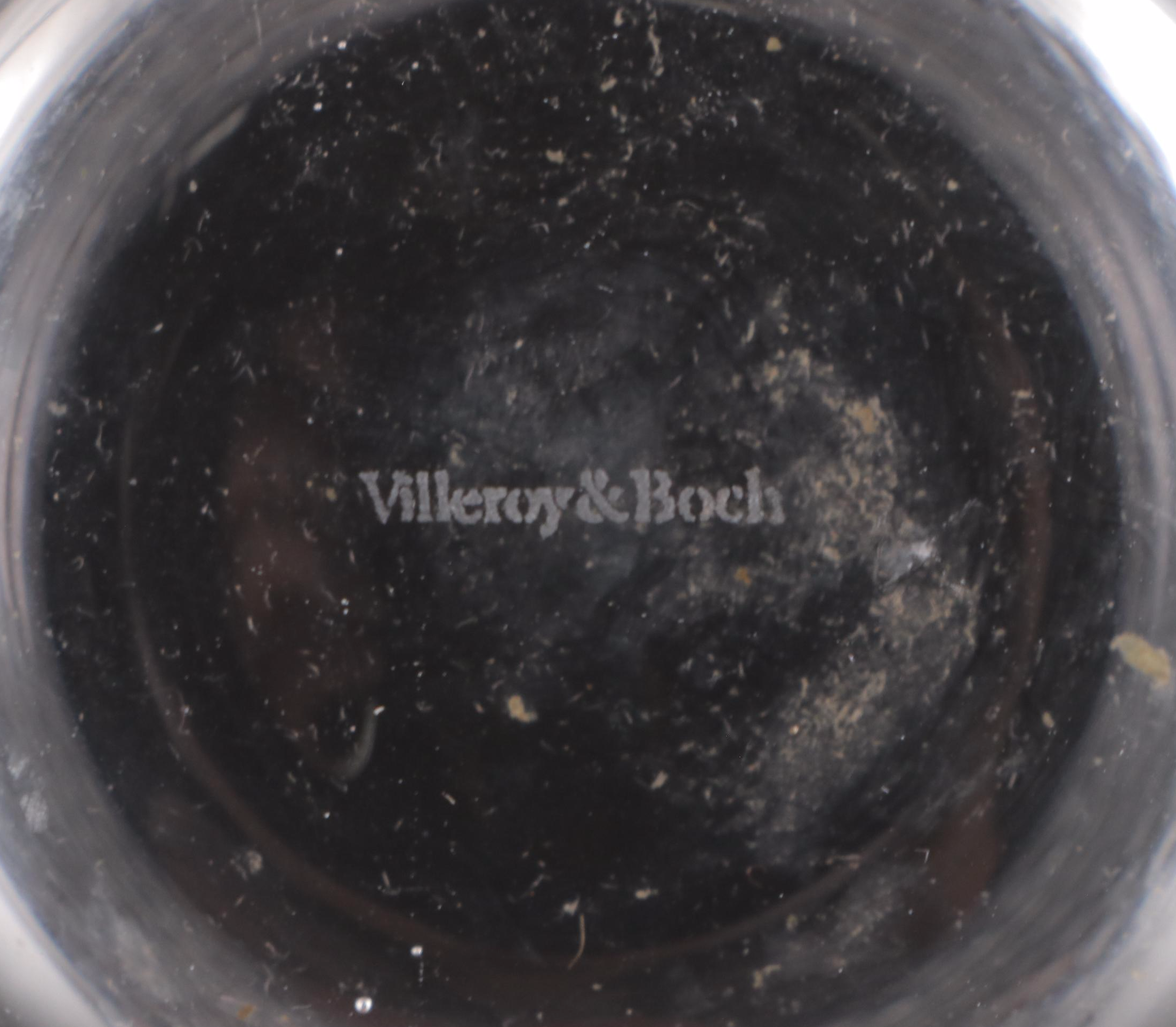 Villeroy & Boch "Boston" Vase with Simon Pearce and Other Glass Vase