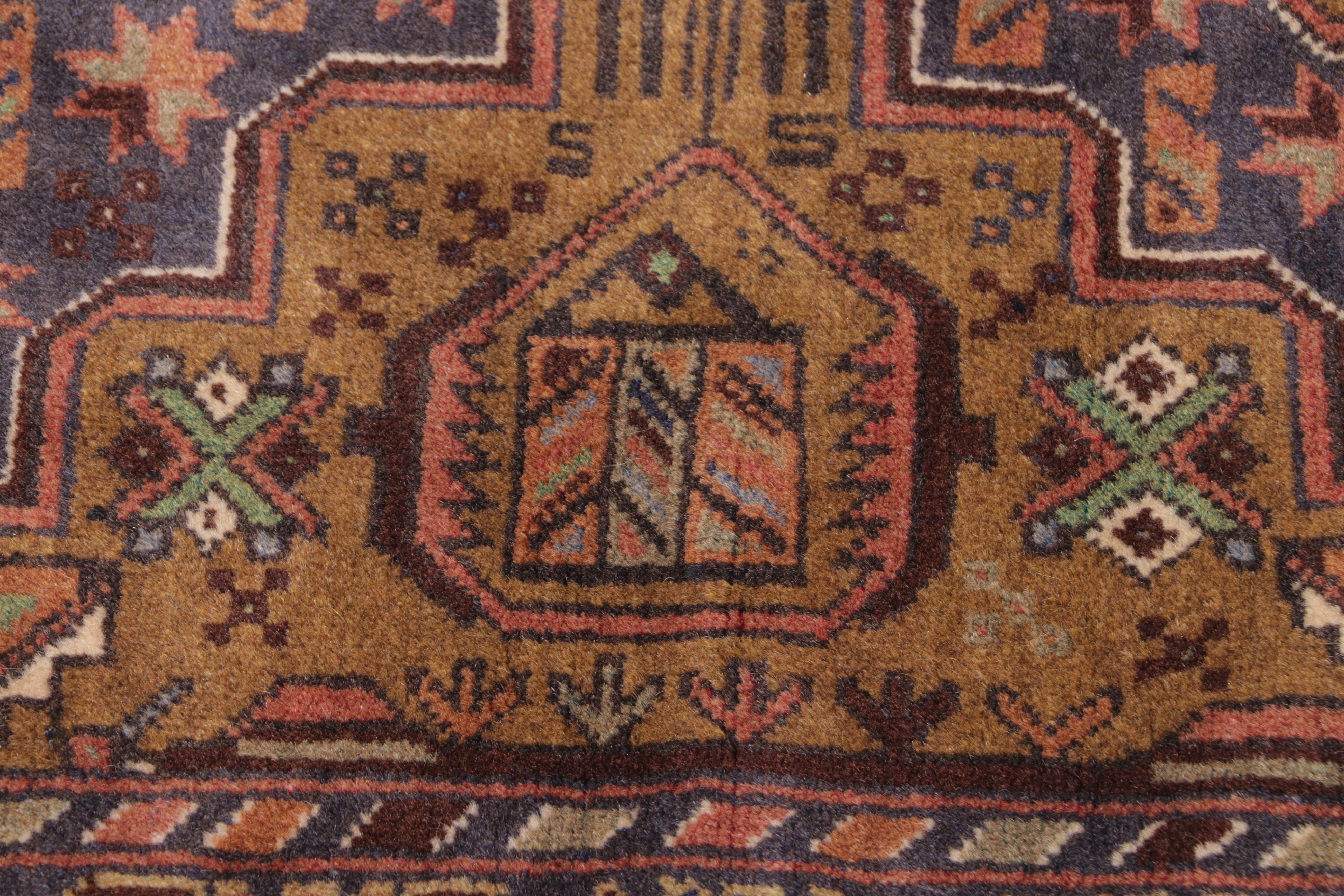 2'11 x 4'7 Hand-Knotted Turkish Konya Remnant Accent Rug