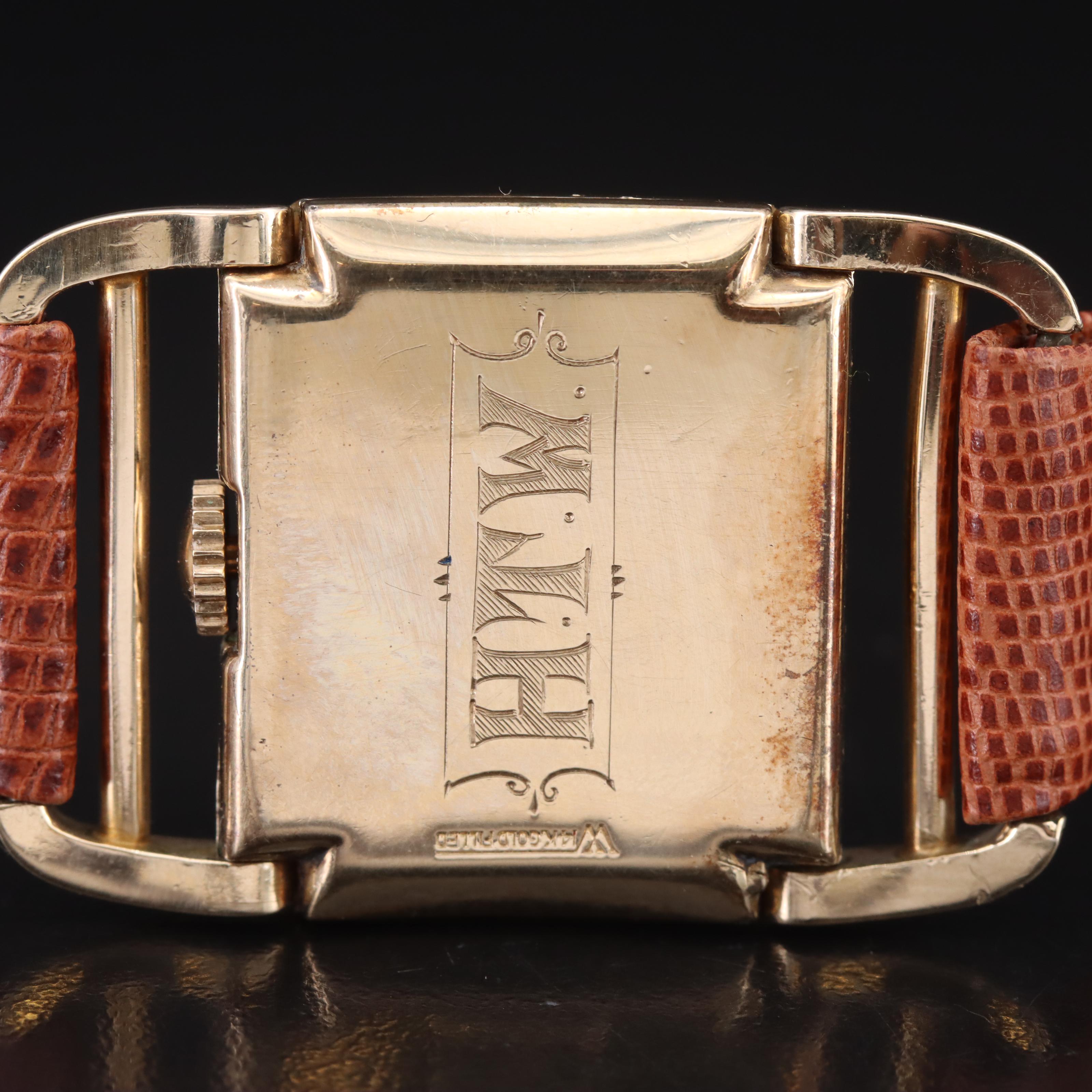 Vintage Hamilton Contour 14K Gold-Filled Drivers Watch