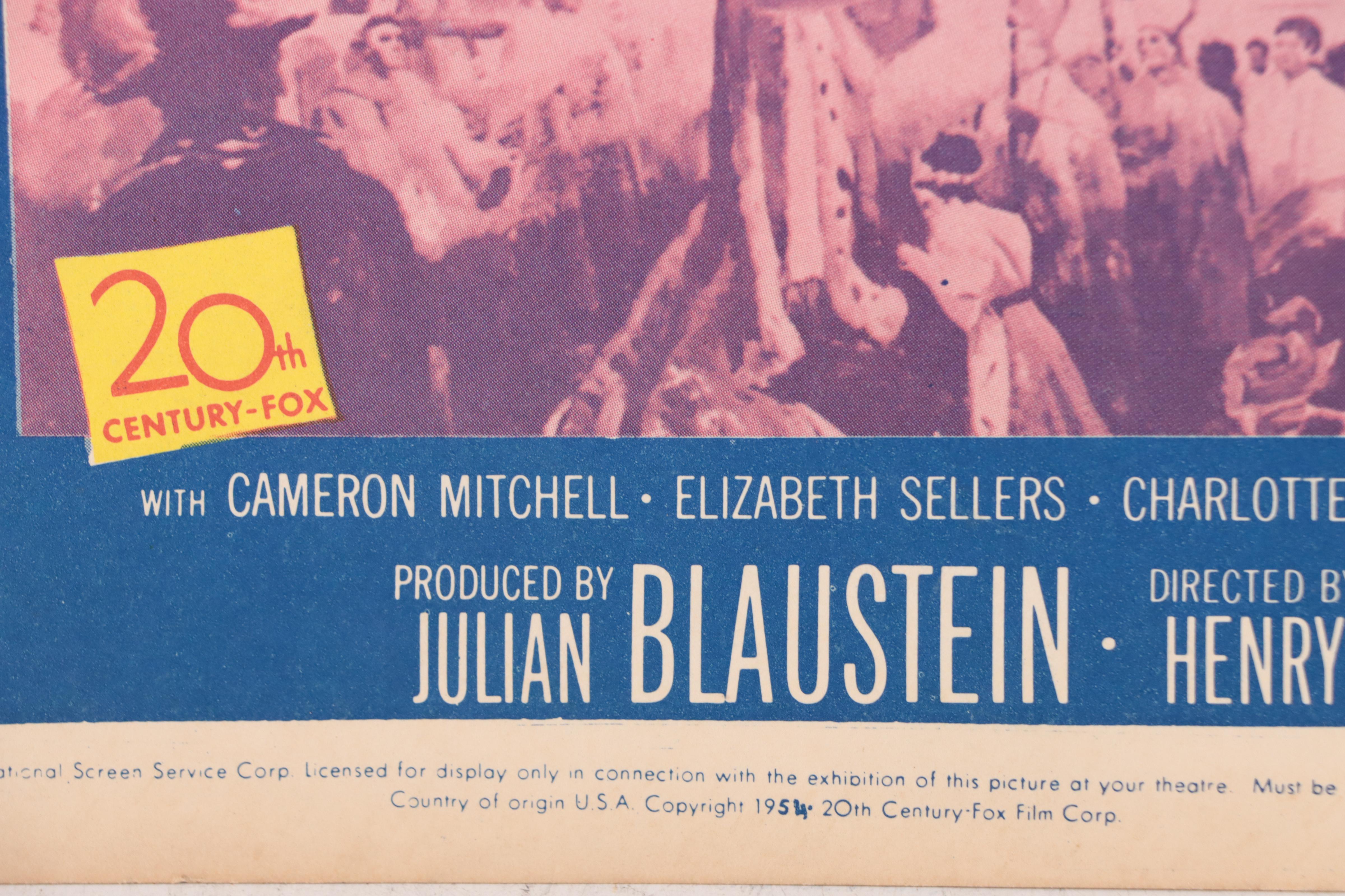 "Désirée" and "The Teahouse of The August Moon" Window Cards, 1950s