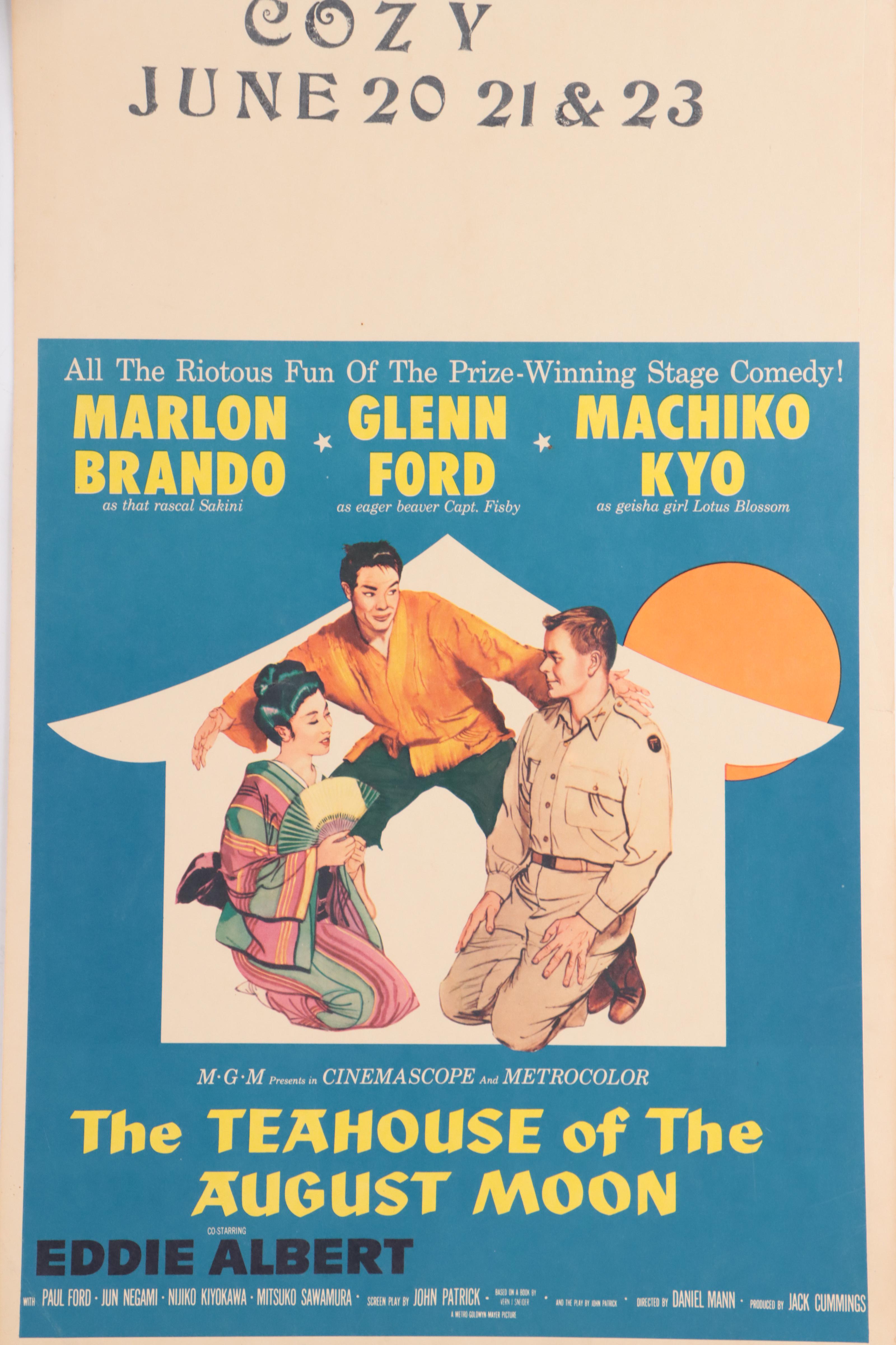 "Désirée" and "The Teahouse of The August Moon" Window Cards, 1950s