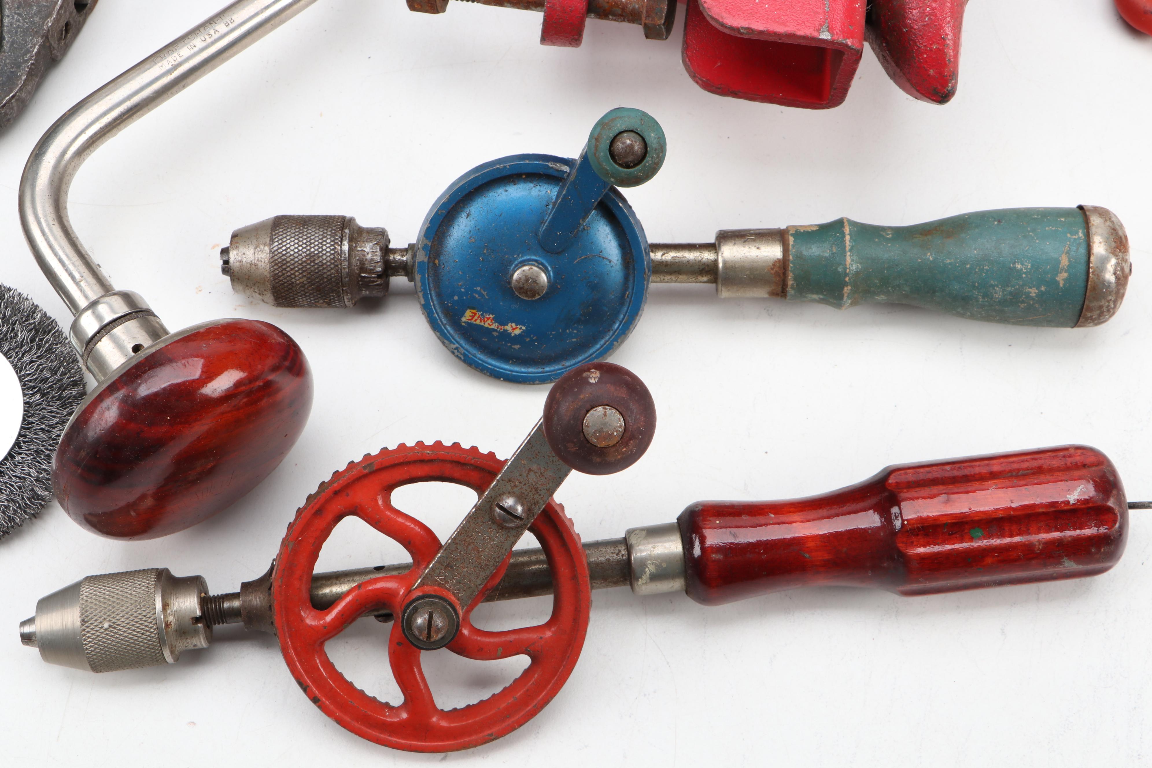 Craftsman Vise Grip with Tool Box and More Tools