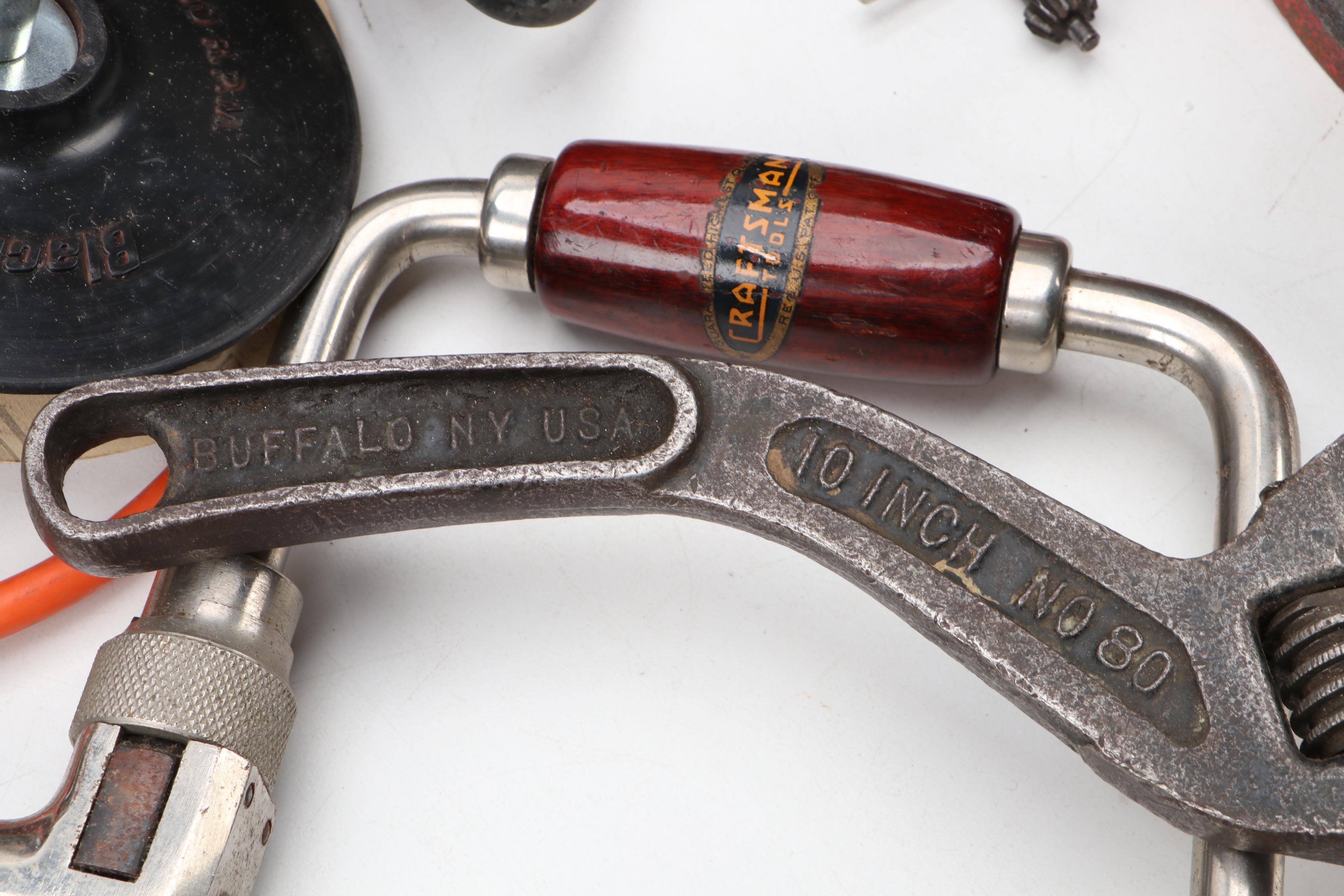 Craftsman Vise Grip with Tool Box and More Tools