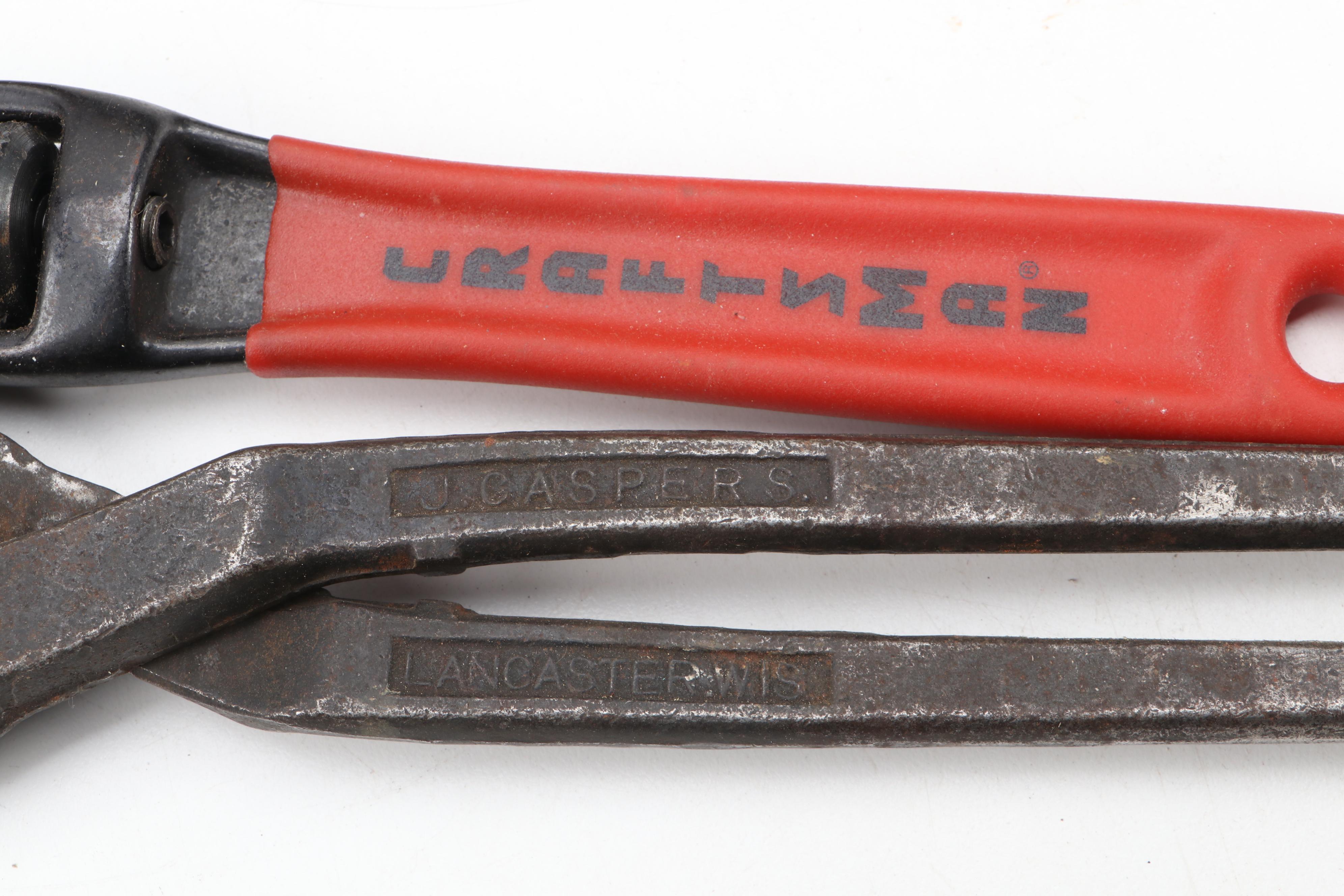 Craftsman Vise Grip with Tool Box and More Tools