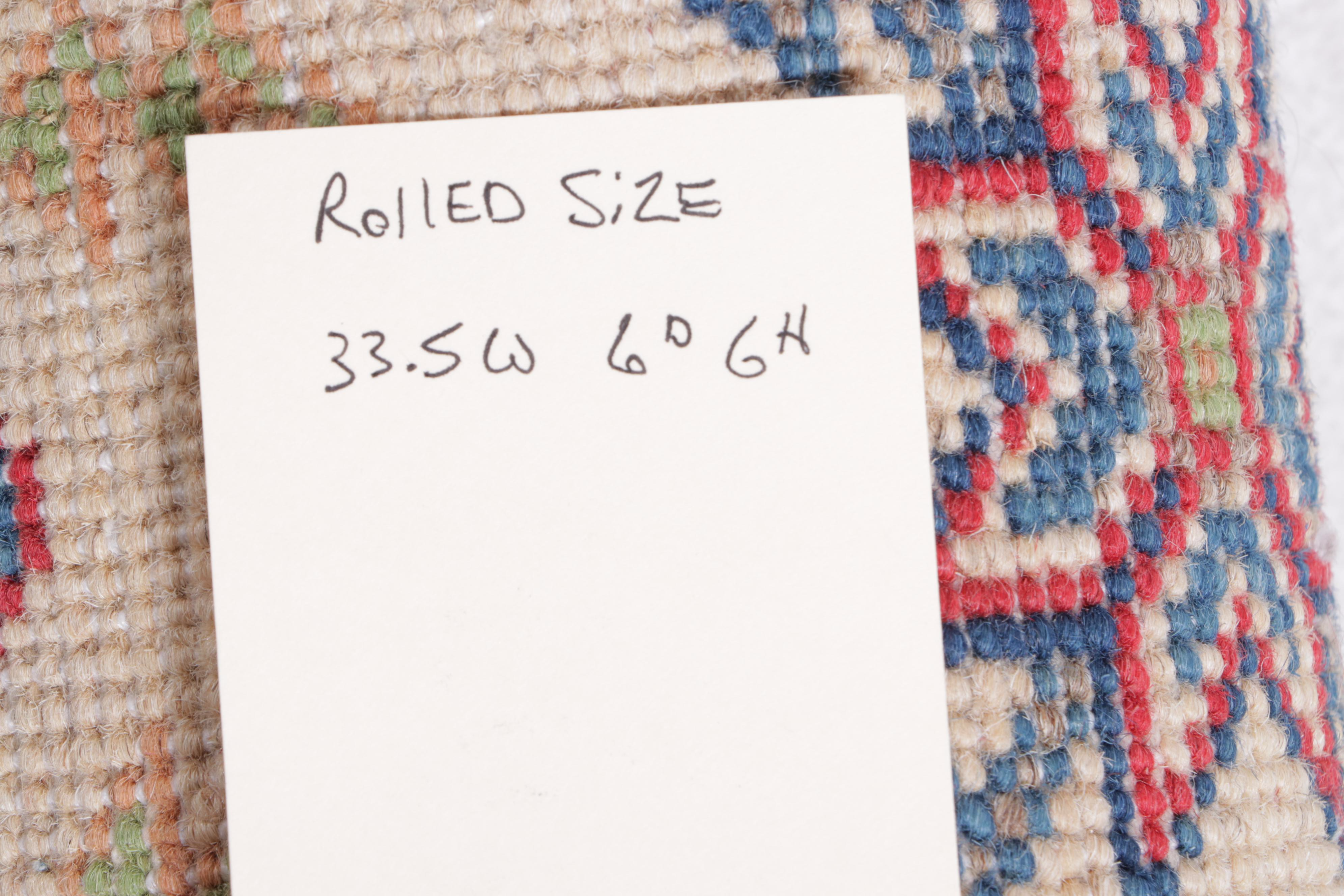 2'10 x 4'3 Hand-Knotted Pakistani Kazak Accent Rug