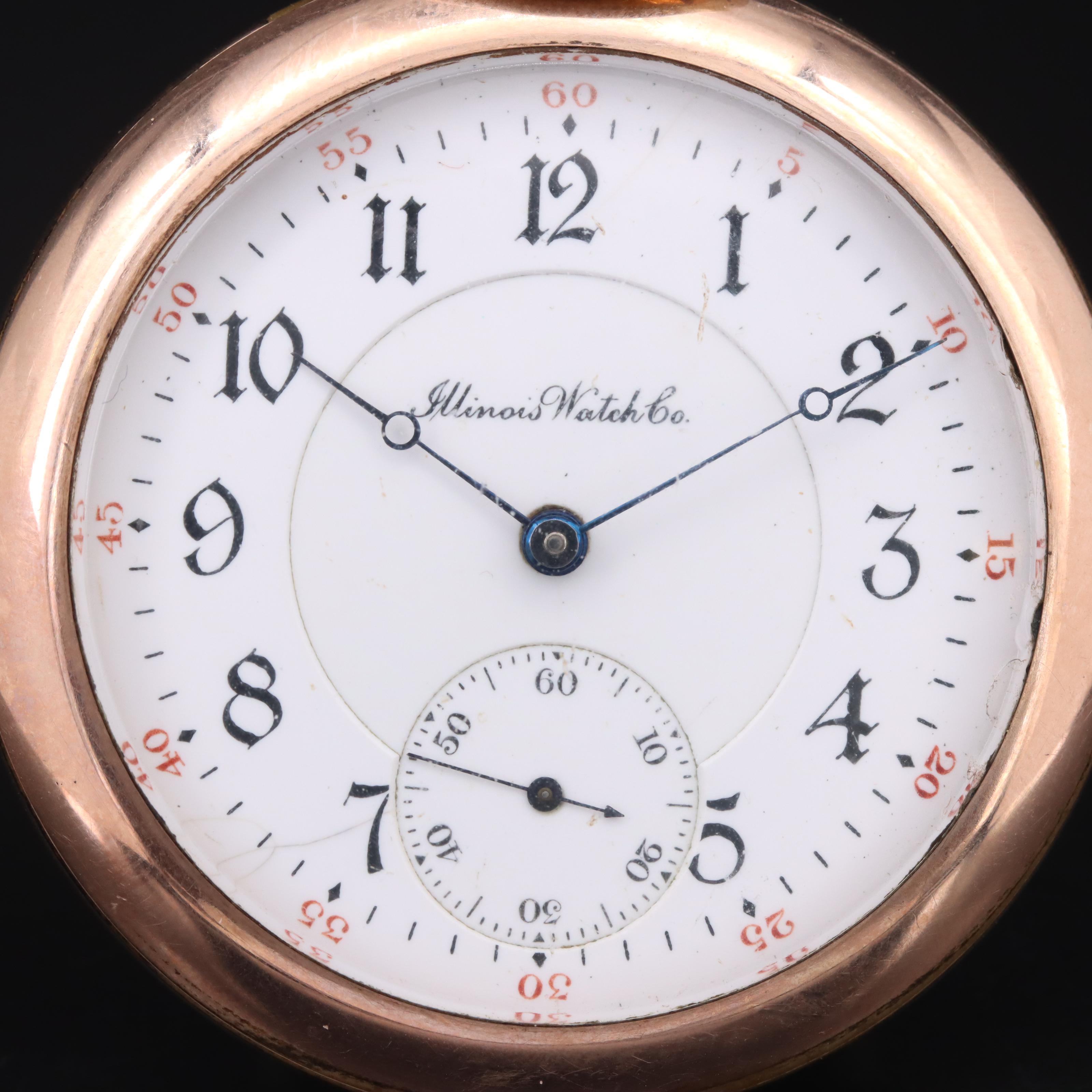 1906 Illinois Gold-Filled Pocket Watch