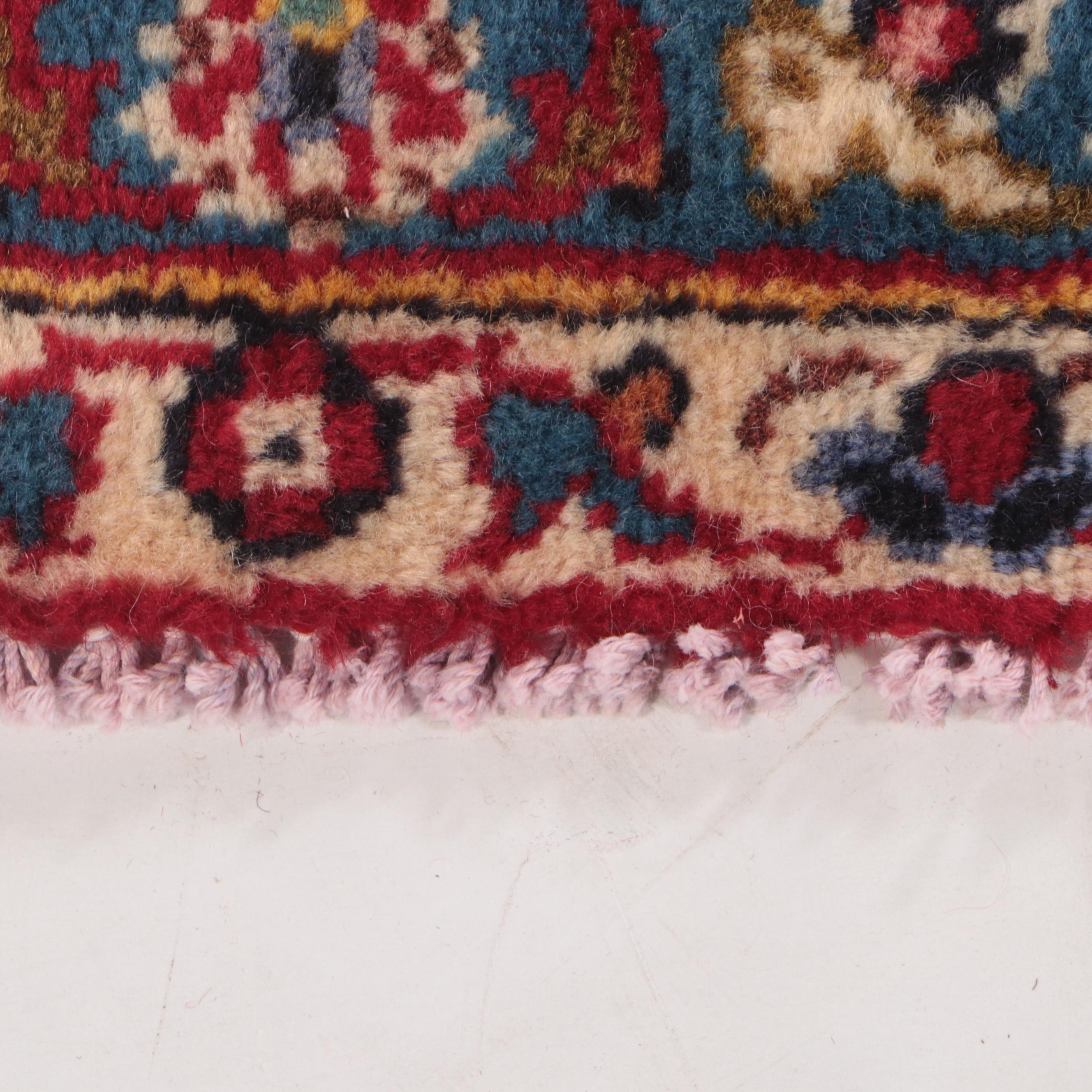 8'1 x 11'11 Hand-Knotted Persian Kashan Area Rug