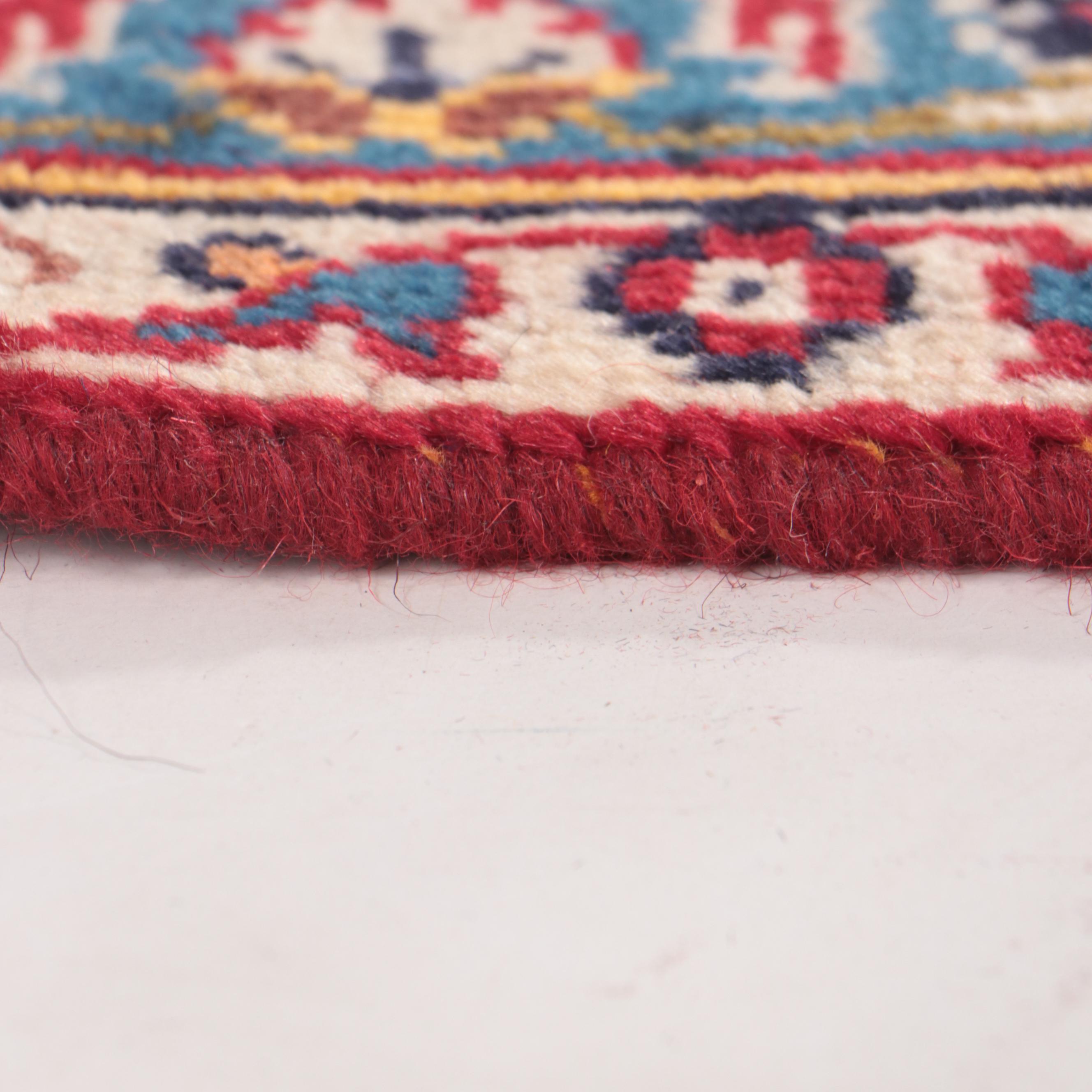 8'1 x 11'11 Hand-Knotted Persian Kashan Area Rug