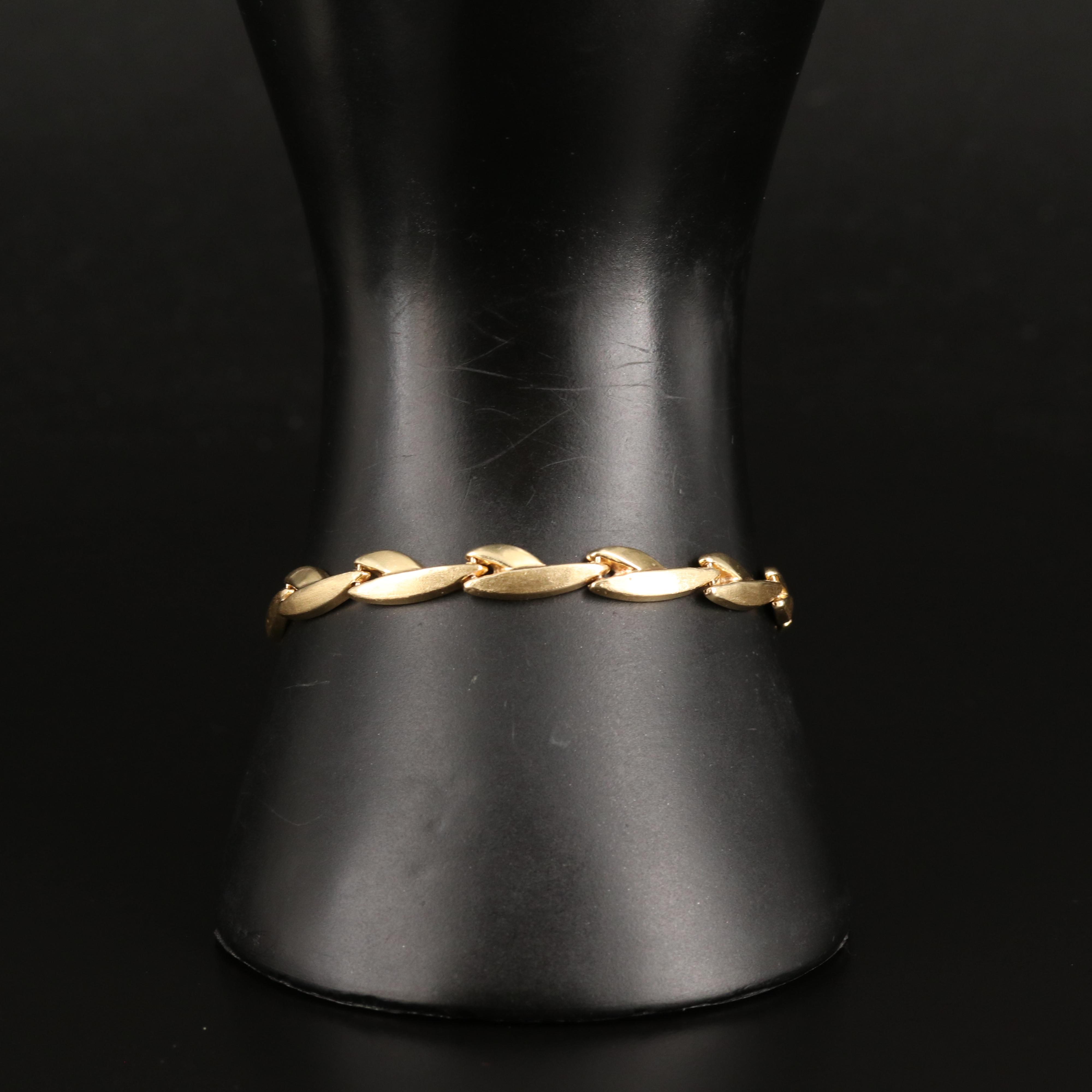 Italian 14K Fancy Link Bracelet