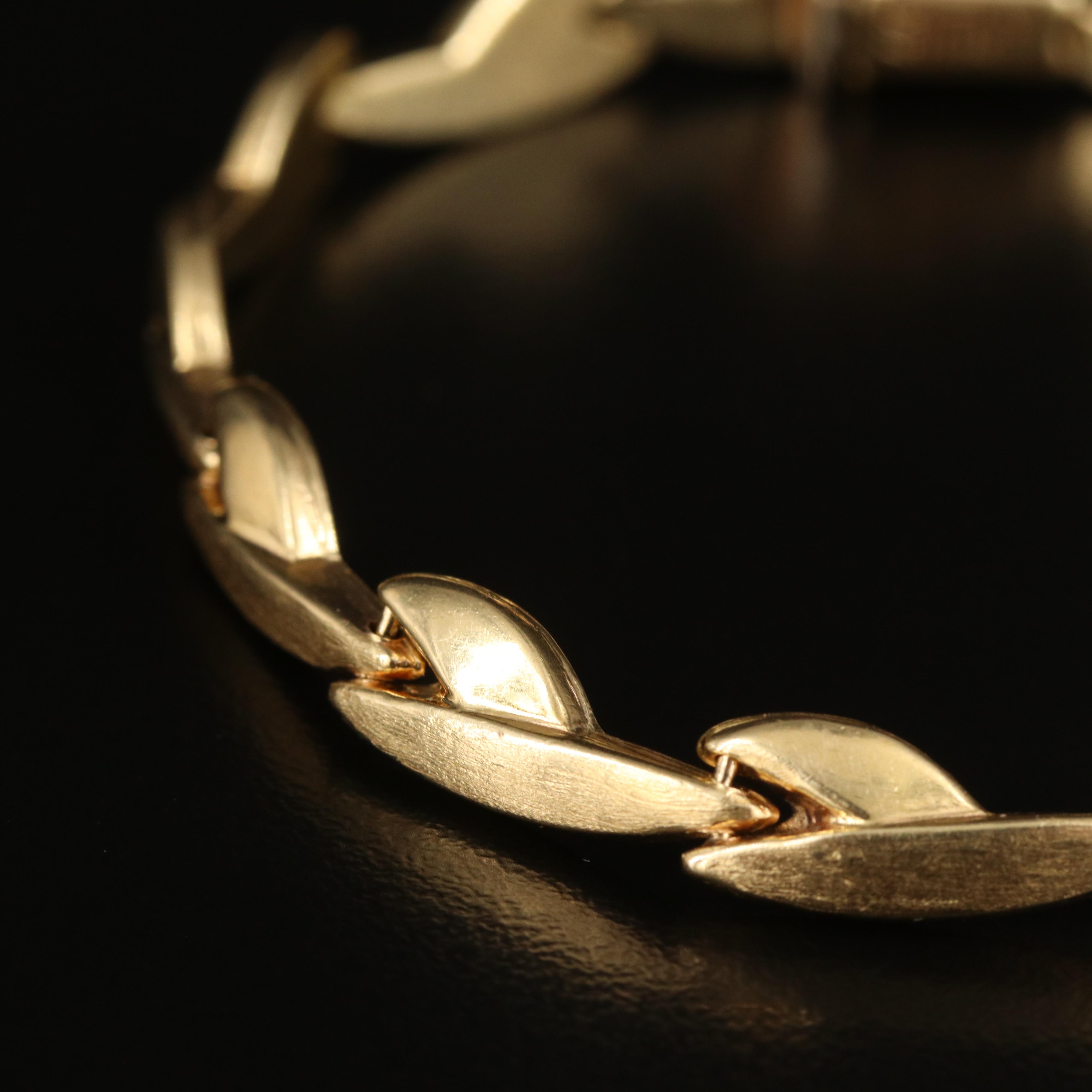 Italian 14K Fancy Link Bracelet