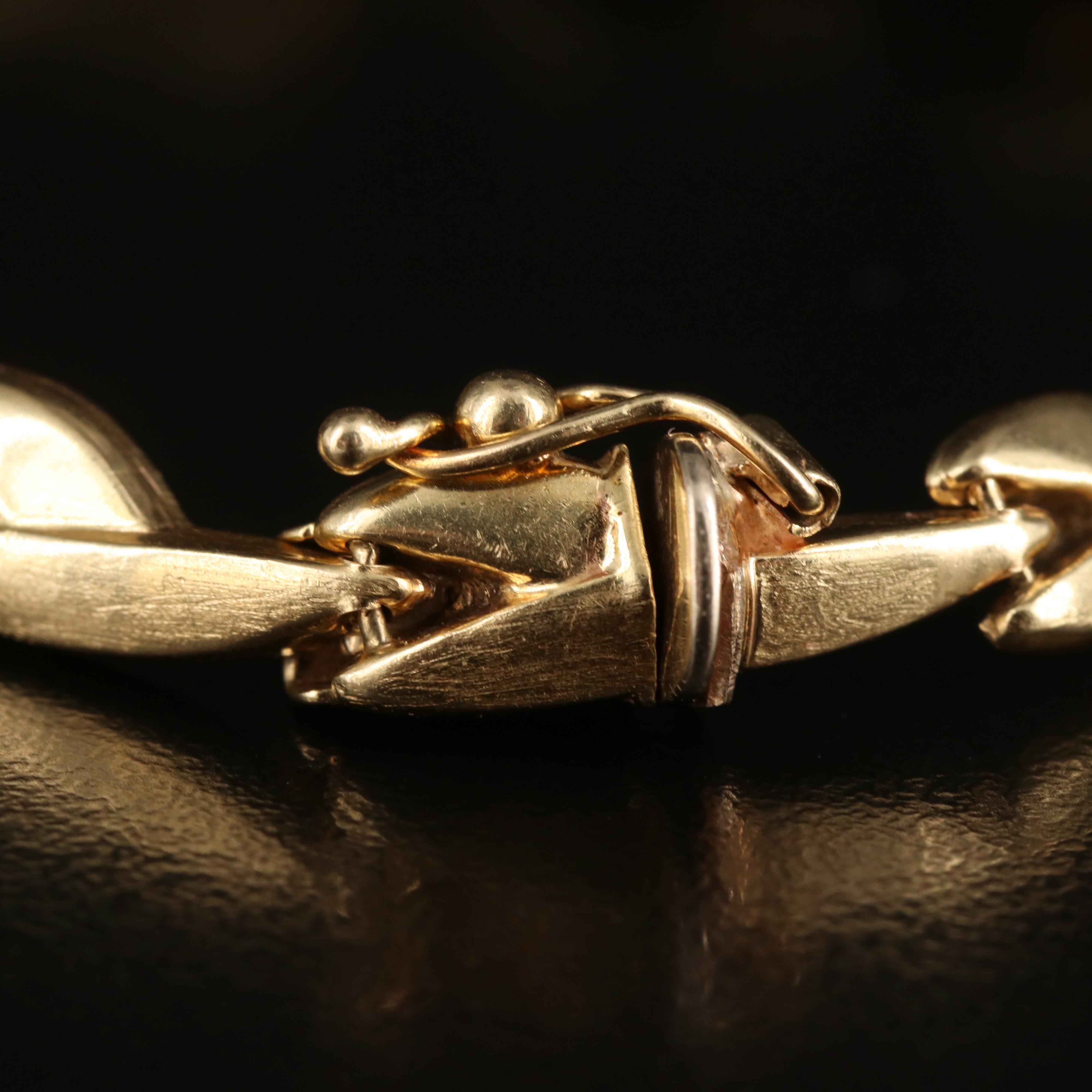 Italian 14K Fancy Link Bracelet