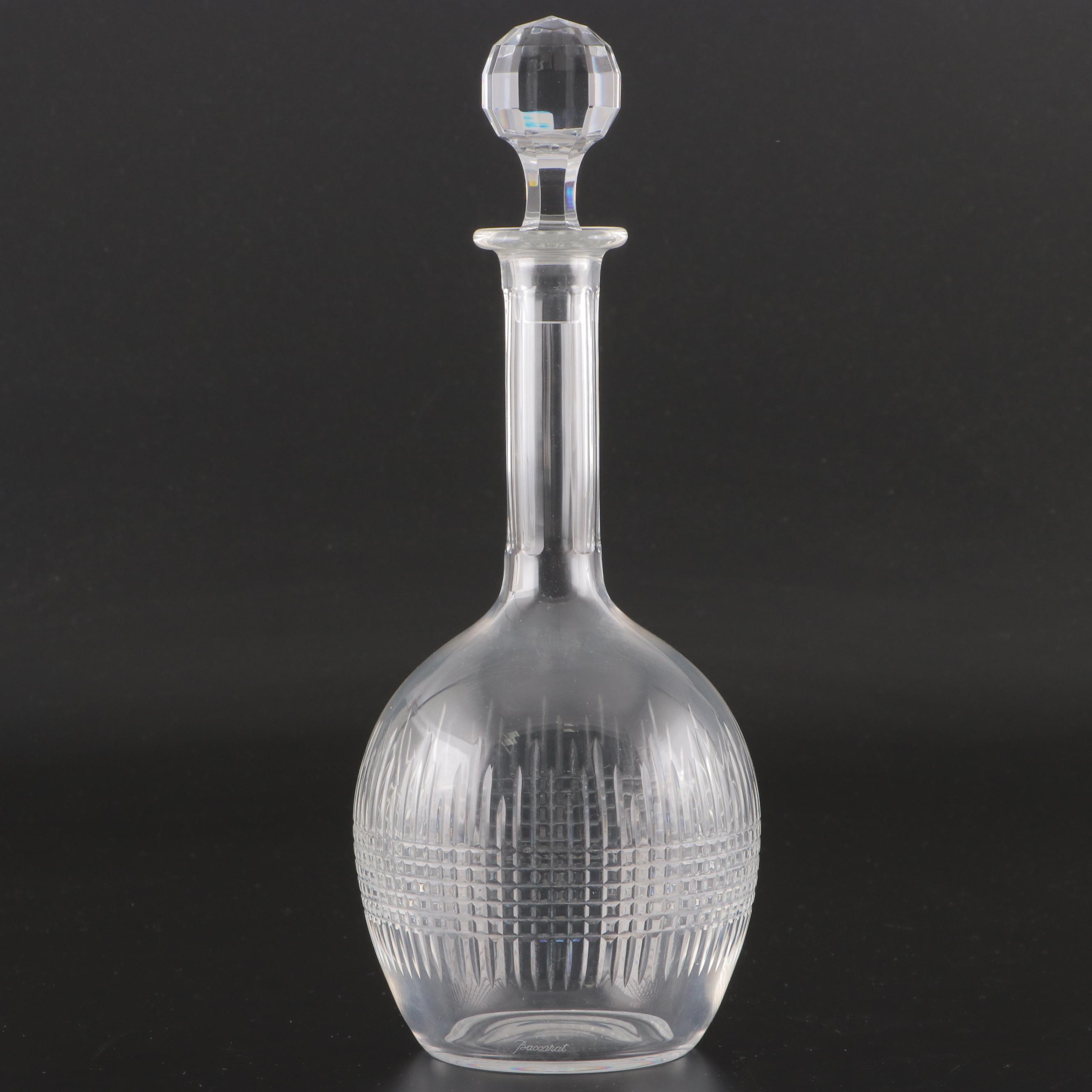 Baccarat Cut Crystal "Nancy" Cordial Decanter
