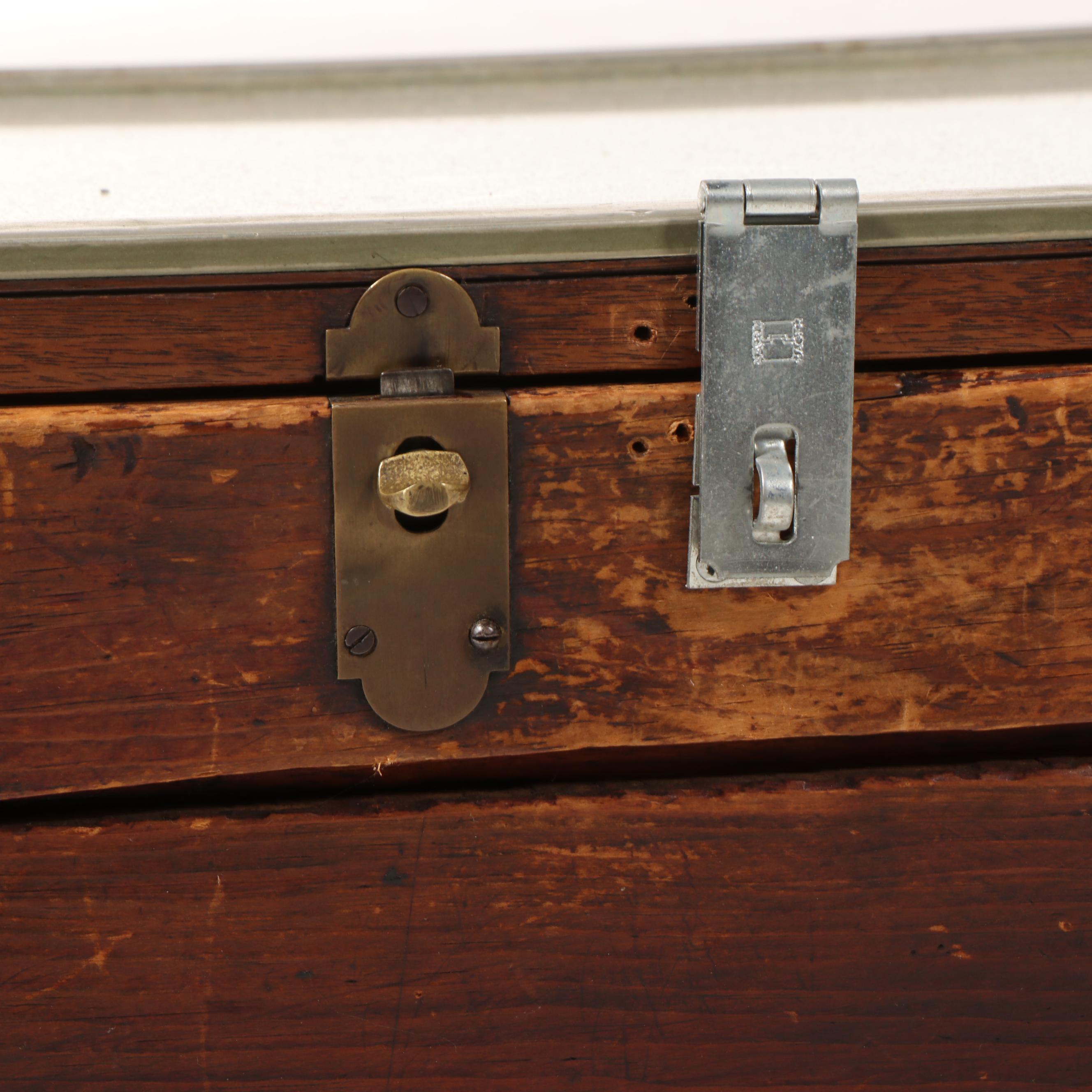 Mirrored-Back Metal and Glass Showcase, Early to Mid 20th Century