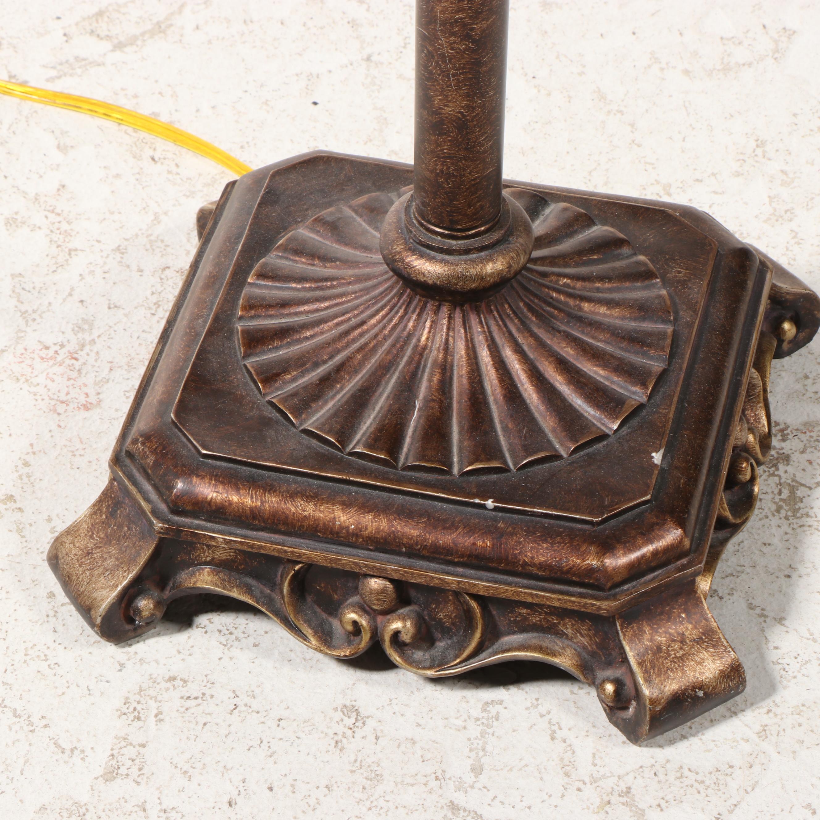 Neoclassical Style Gilt-Decorated Torchiere