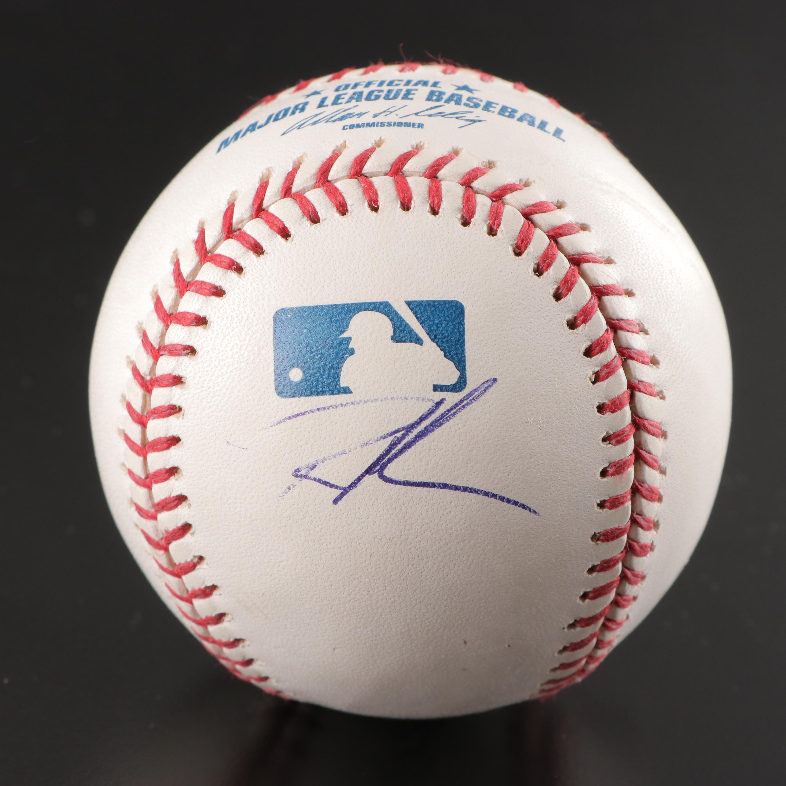 Bell, Ross and La Russa MLB Former Players and Managers Signed Baseballs