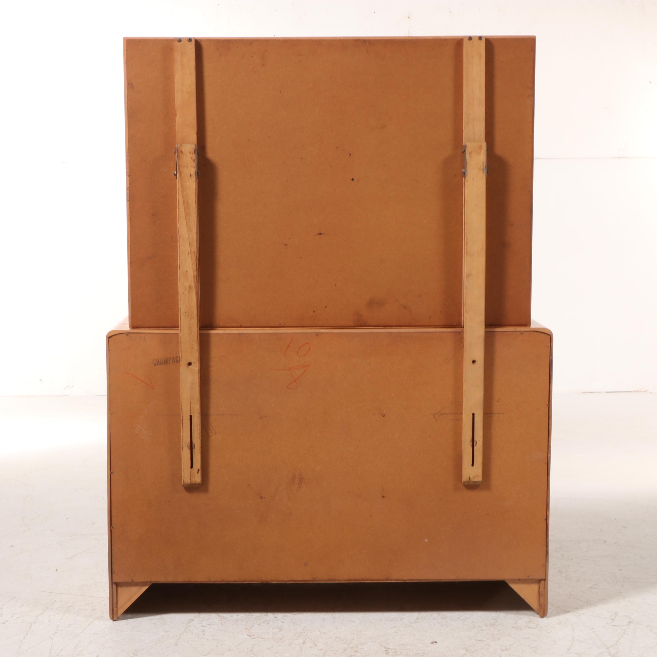 Heywood-Wakefield Mid Century Modern Three-Drawer Dresser in Champagne Finish