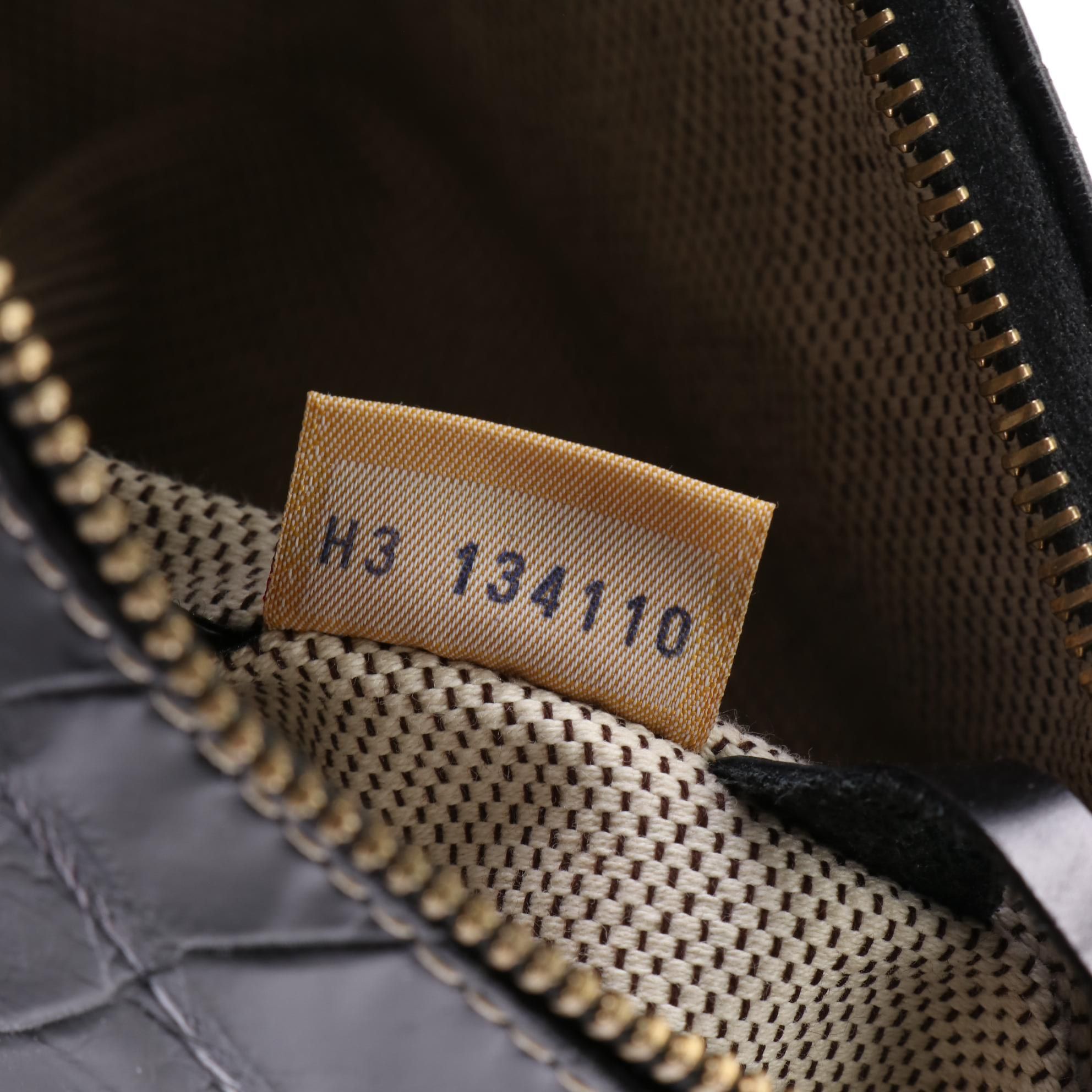 Dooney & Bourke Shoulder Bags in Black and Brown Croc-Effect Leather