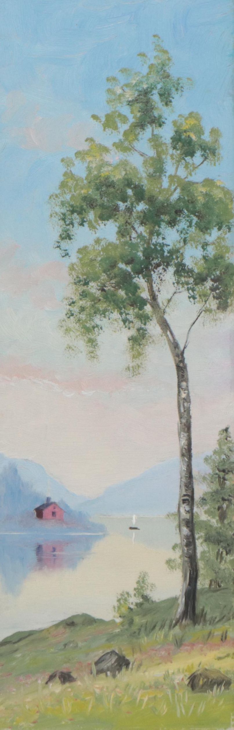 Landscape Oil Painting Diptych