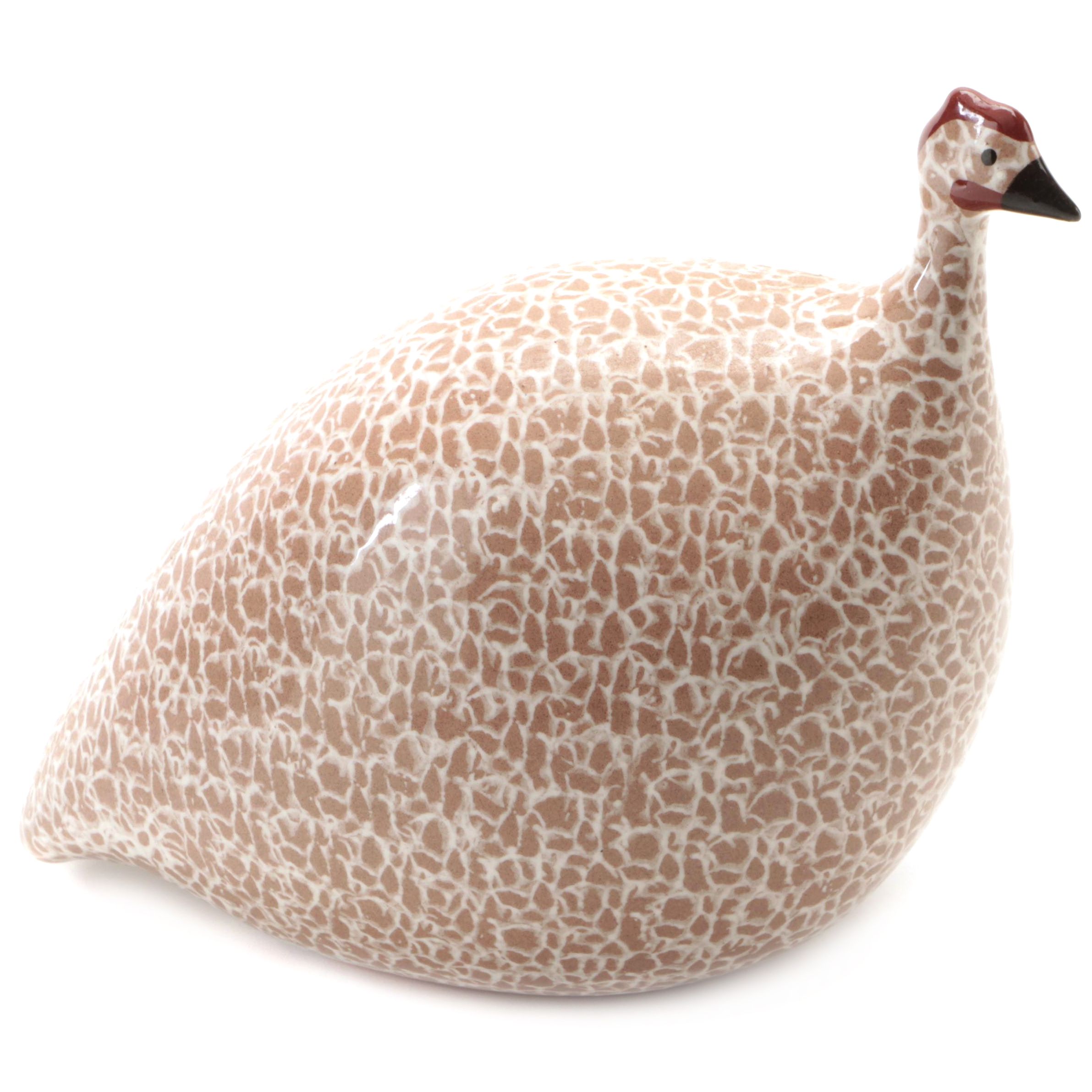 La Pintade Caillard Ceramic Guinea Hen Figurine