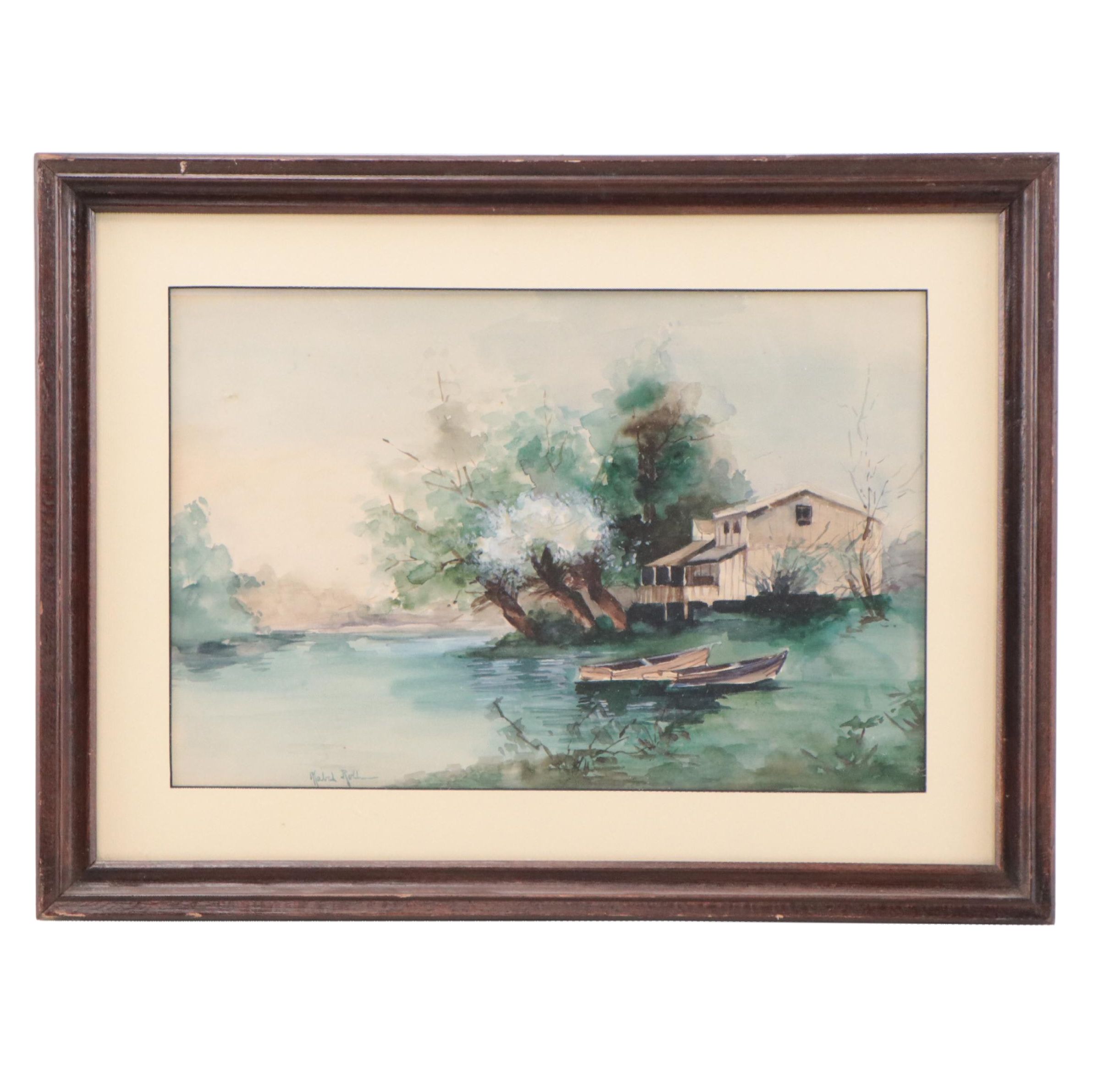 Landscape Watercolor Painting