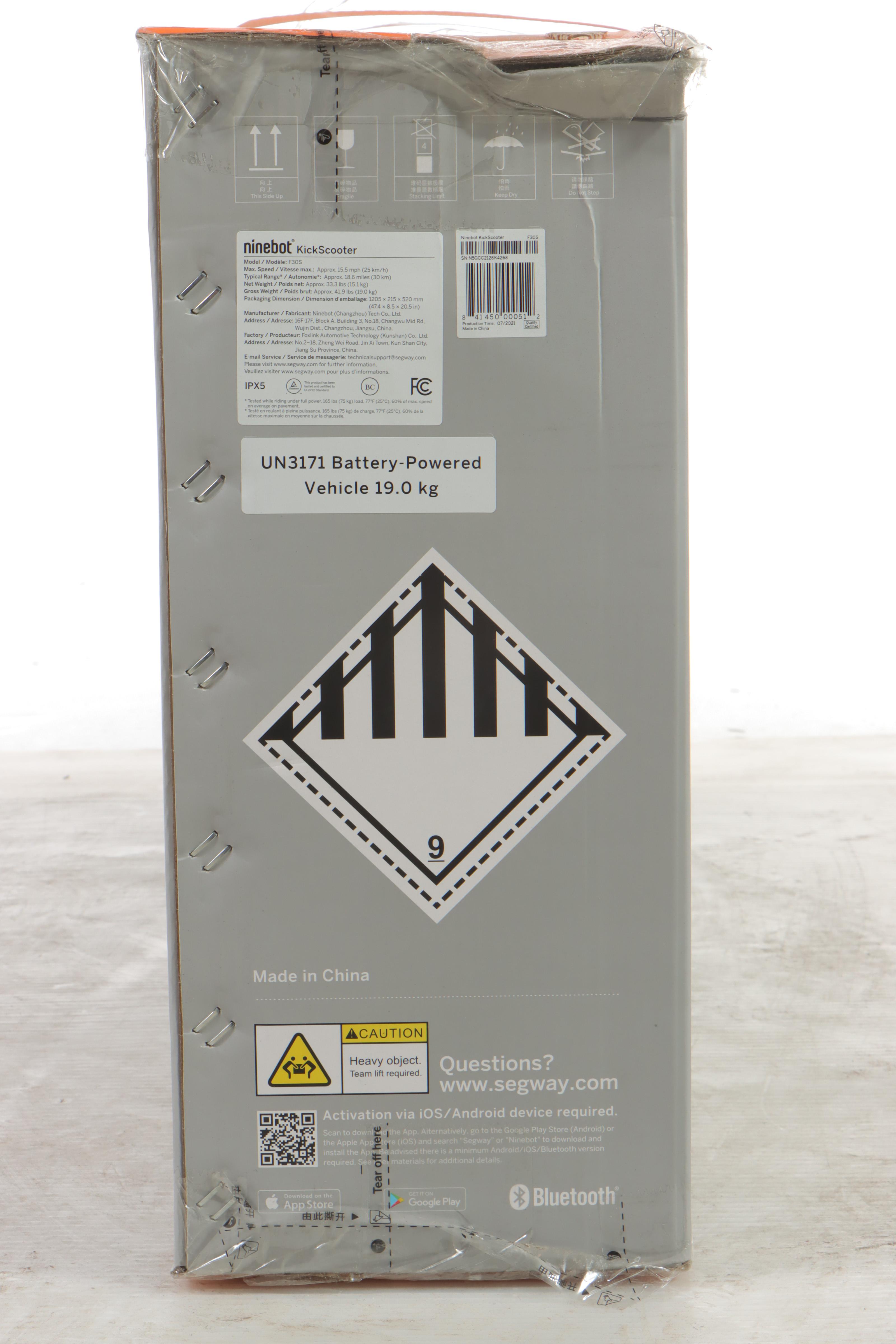 Segway Ninebot KickScooter F30S Electric Scooter