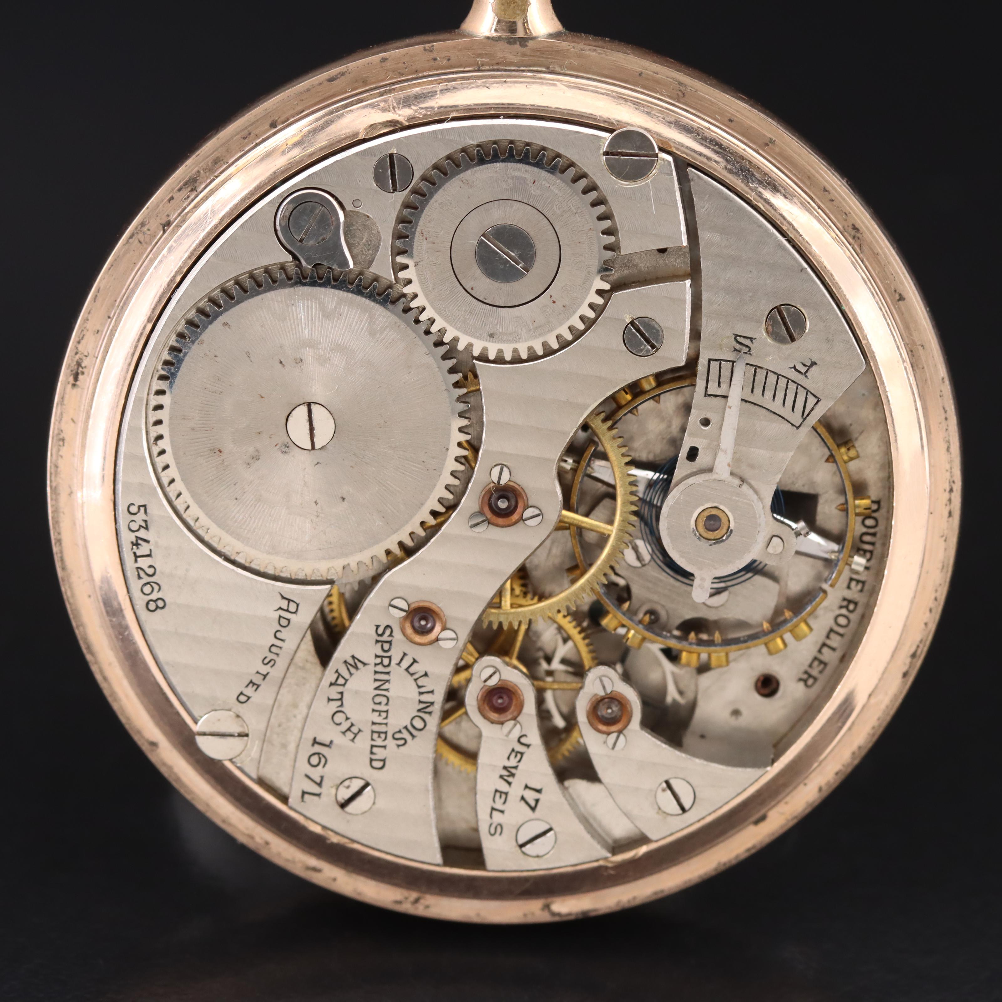 1930 Illinois Gold-Filled Pocket Watch