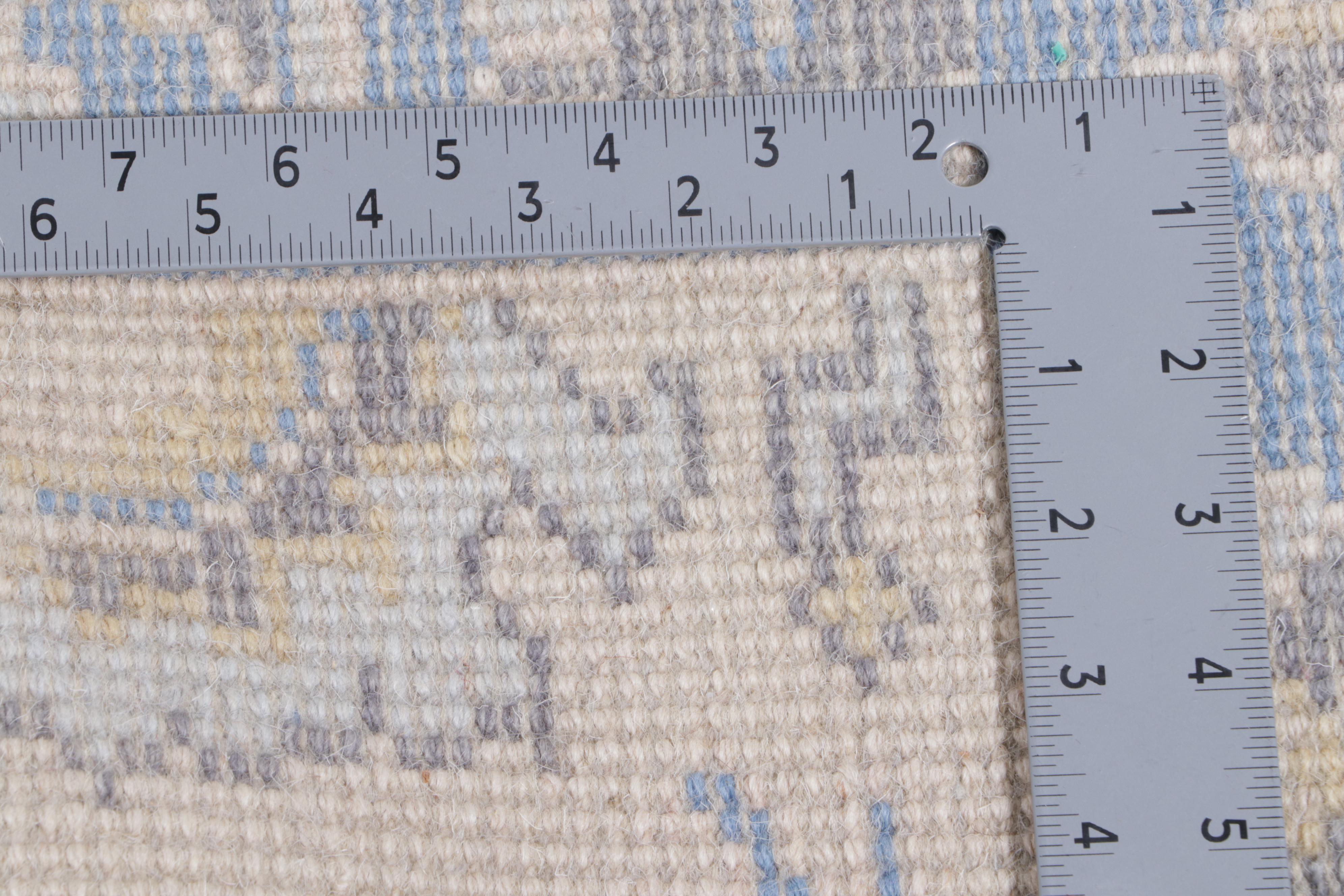 2'7 x 8'2 Hand-Knotted Indo-Turkish Oushak Carpet Runner