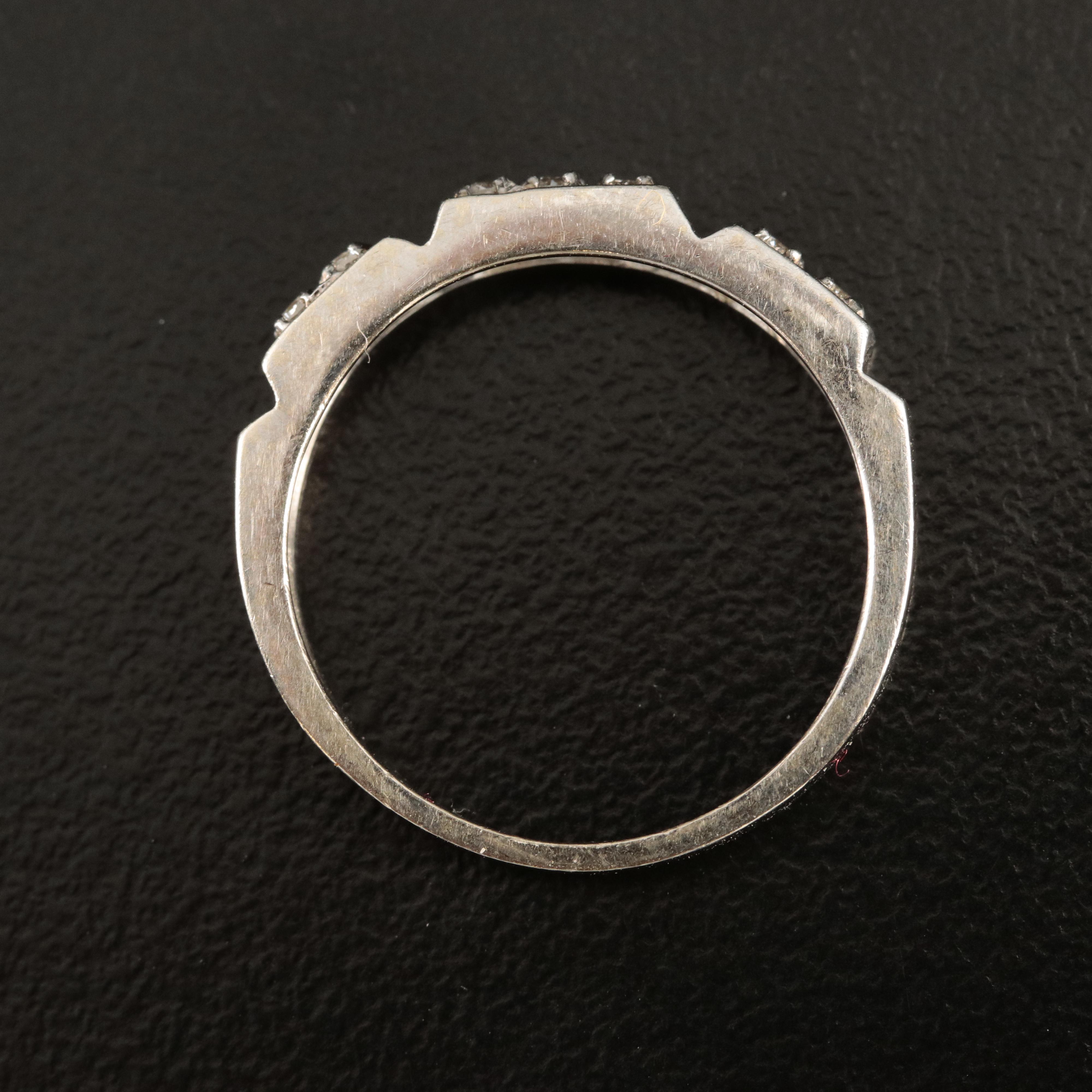 14K 0.15 CTW Diamond Band