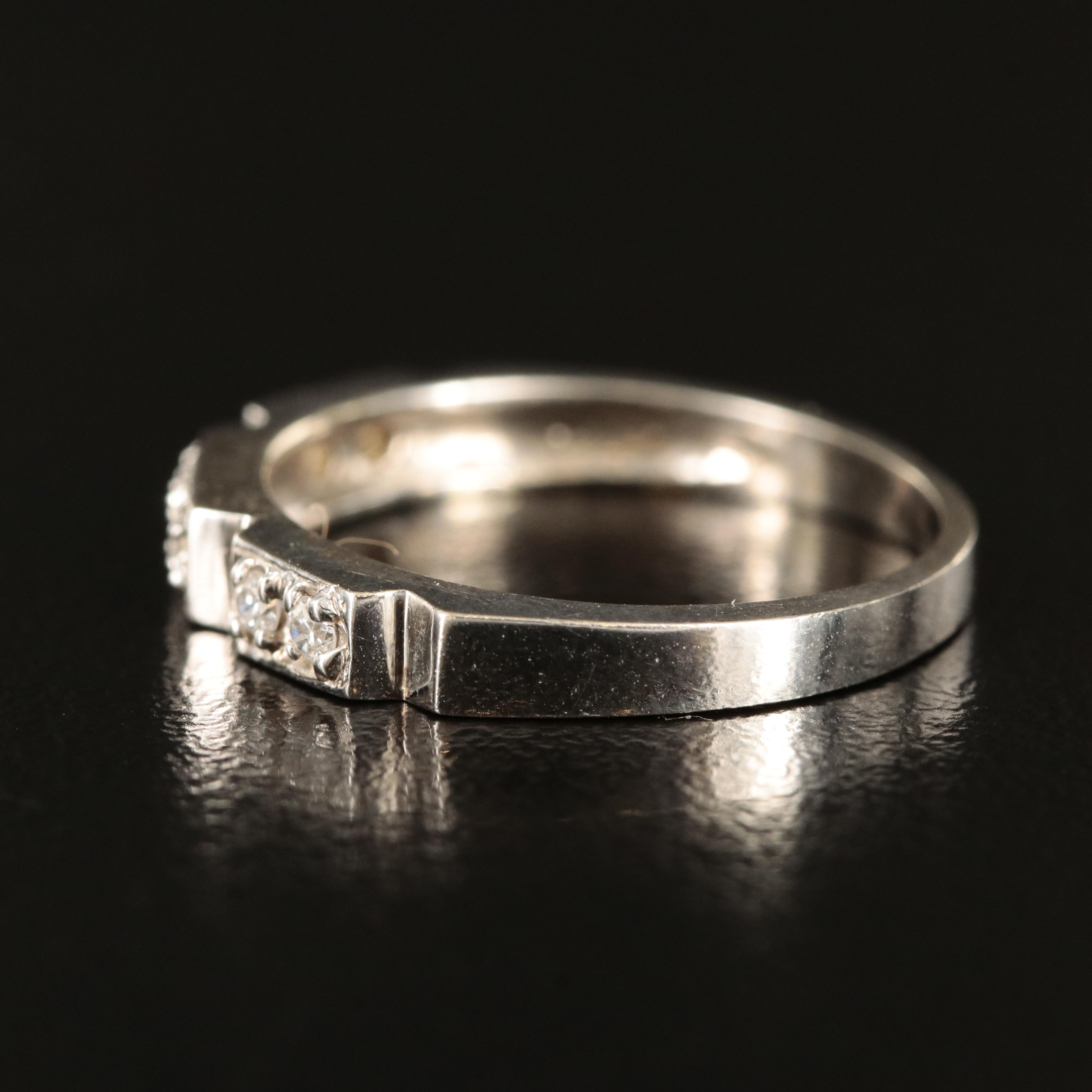 14K 0.15 CTW Diamond Band